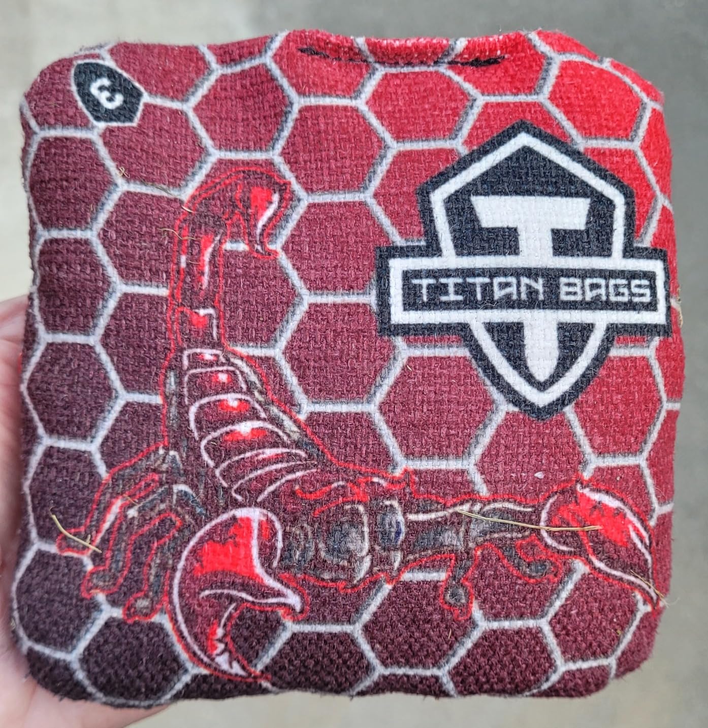 Titan Bags Venom ACL Cornhole Bags - Set of 4 - Speed 3/8 | ACL PRO Approved - 6