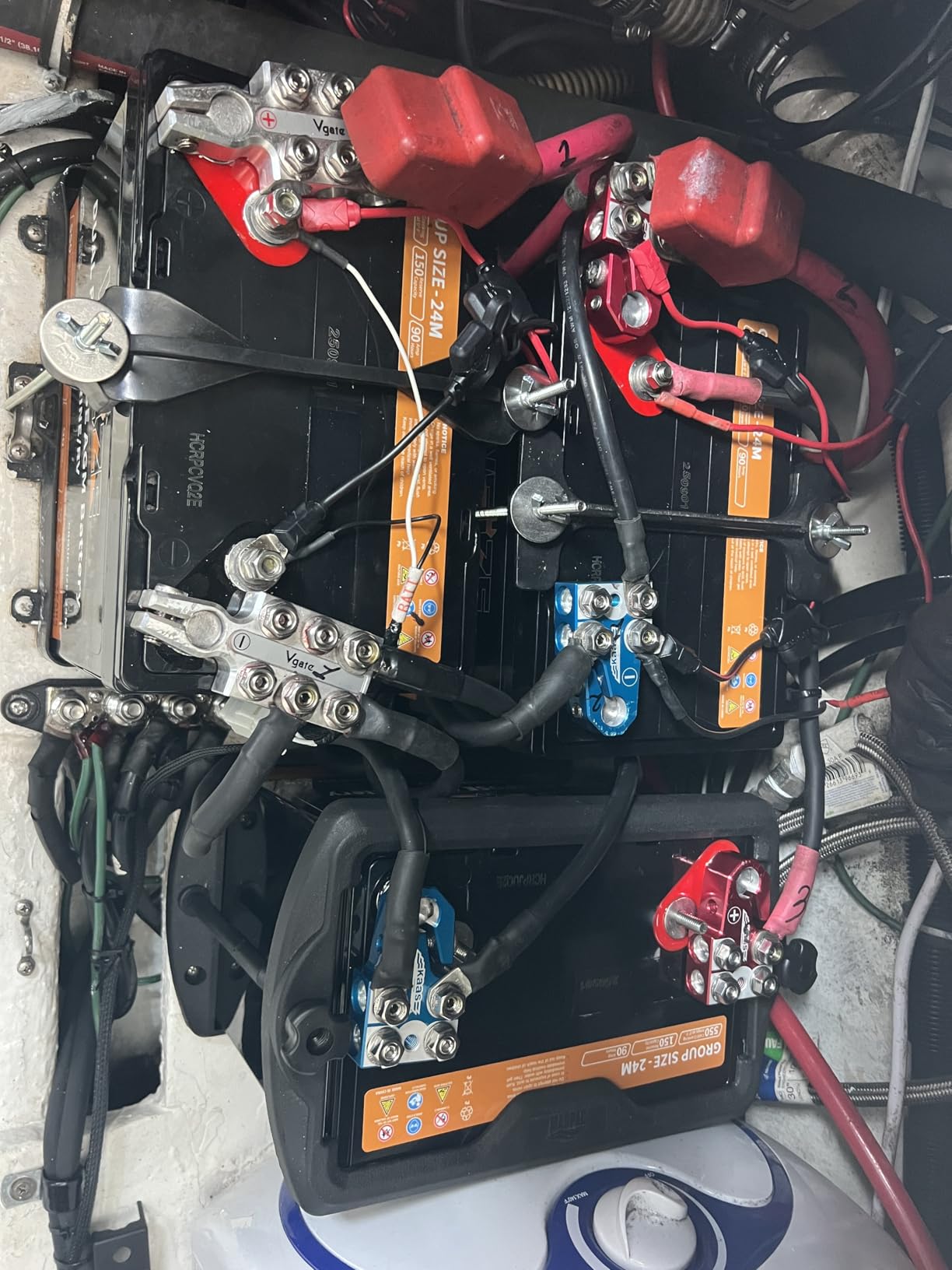 Weize Dual Purpose AGM Battery BCI Group 24M, Starter & Deep Cycle 150RC 550CCA 12V 90AH Sealed Marine & RV Battery customer photo 2