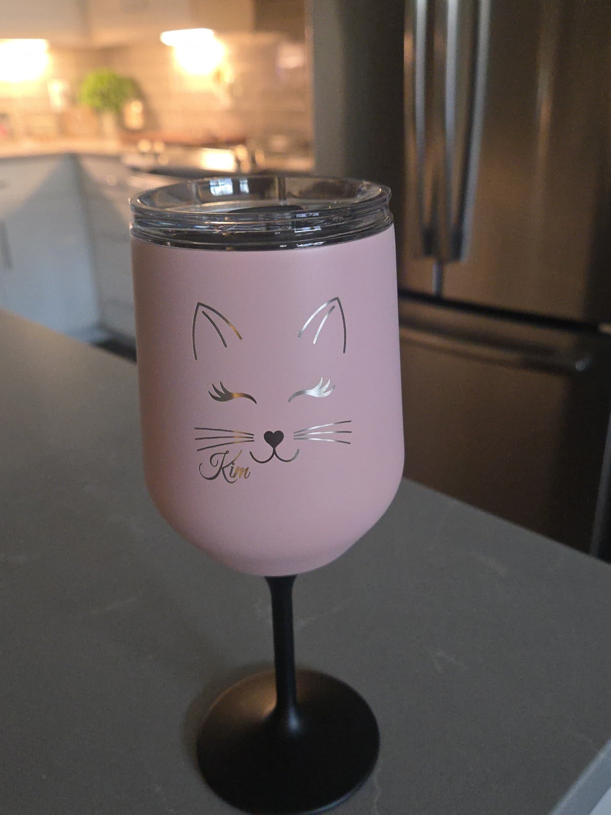 Huski Wine Tumbler 2.0 | Award-winning Design with Detachable Stem | Premium Stainless Steel Wine Glass with Lid | Triple Insulated Tumbler | 12oz Capacity customer photo 2