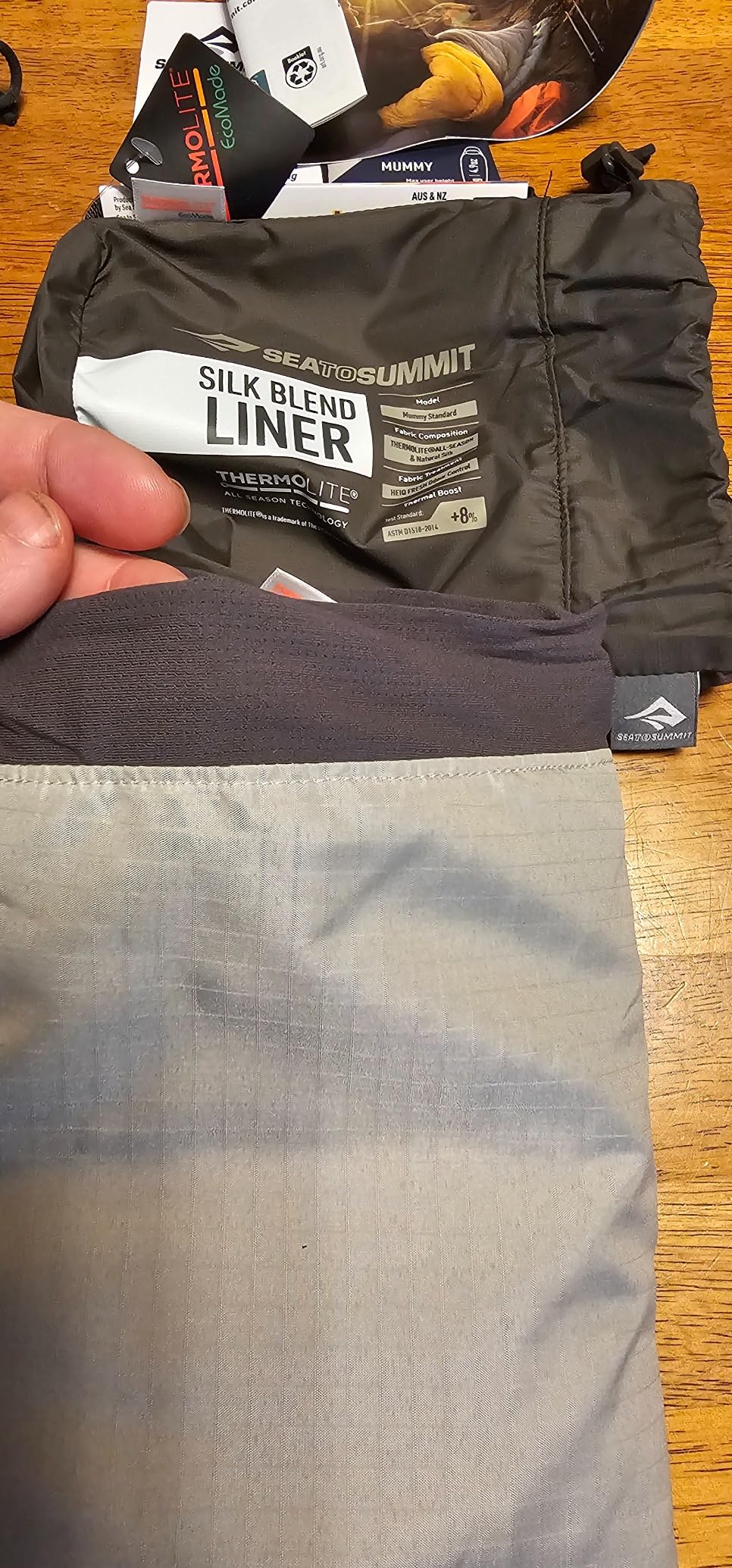 Sea to Summit Silk Blend Sleeping Bag Liner customer photo 1