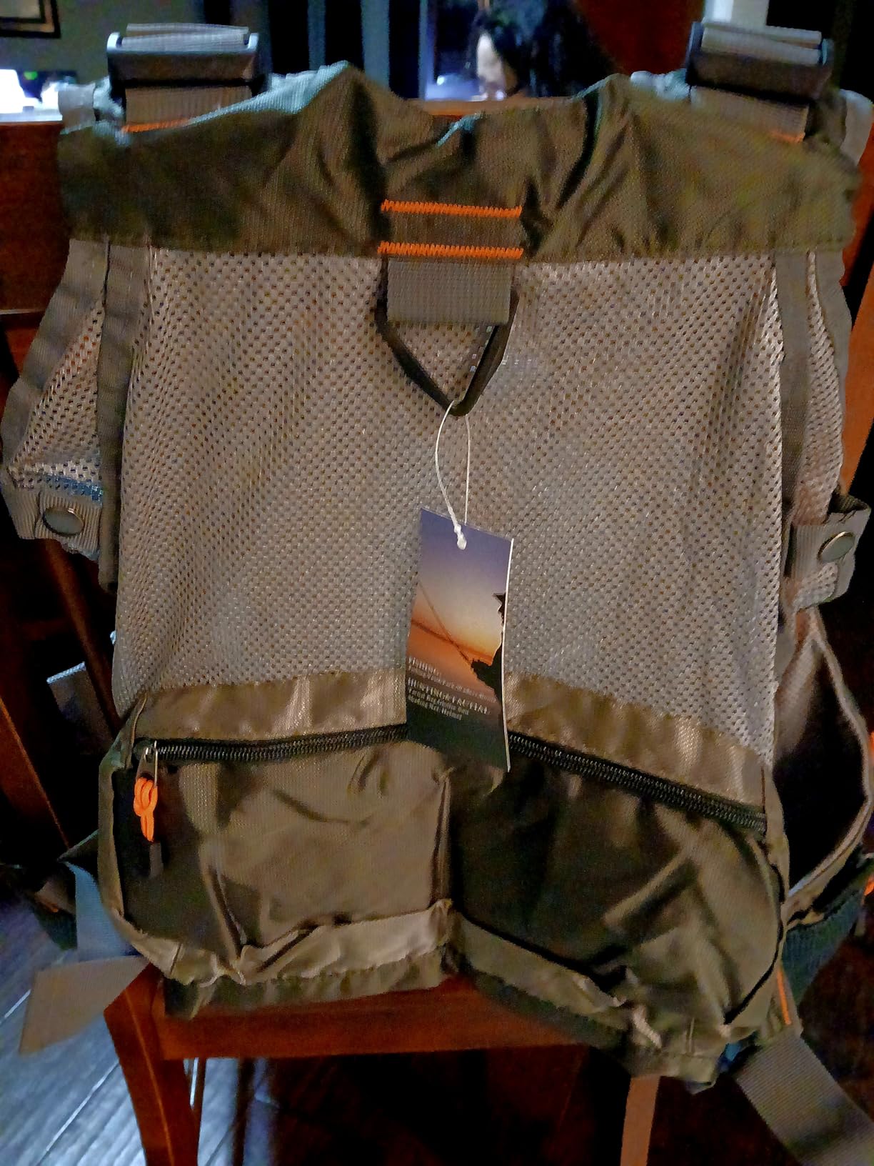 Fly Fishing Vest Backpack - Adjustable Lightweight and Quick-Dry, with 17 Pockets for Trout Bass Saltwater customer photo 2