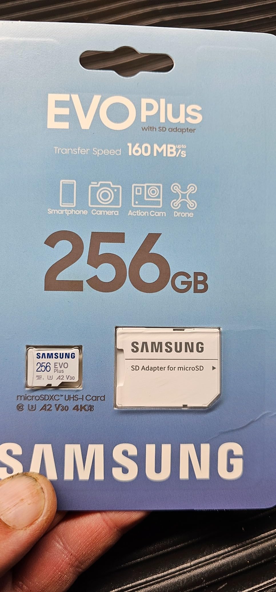 Samsung EVO Plus 128GB microSDXC Memory Card + SD Adaptor, Up to 160MB/s | UHS-I, C10, U3, V10, A3, Upgrade microSD Storage for Phones, Tablets, Gaming Consoles, DSLR Cameras, PCs (MB-MC128SA/AM) customer photo 2