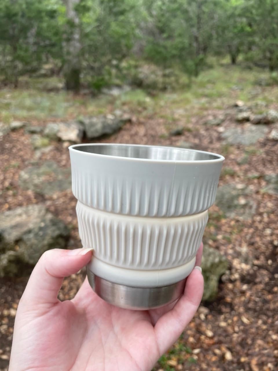 Sea to Summit Detour Stainless Steel Collapsible 16 Ounce Camp Mug, Beluga Black customer photo 1