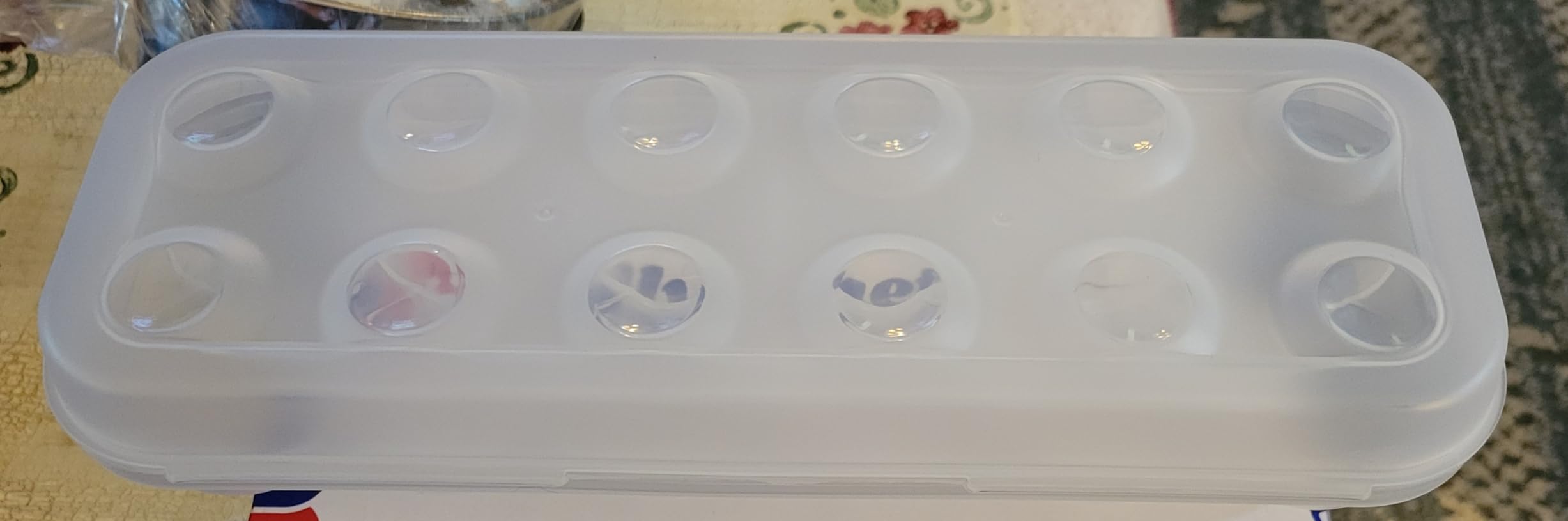 Egg Holder for Fridge, Egg Organizer for Refrigerator, Portable Egg Tray with Lid, Stackable Egg Storage with Safety Buckle (1) customer photo 1