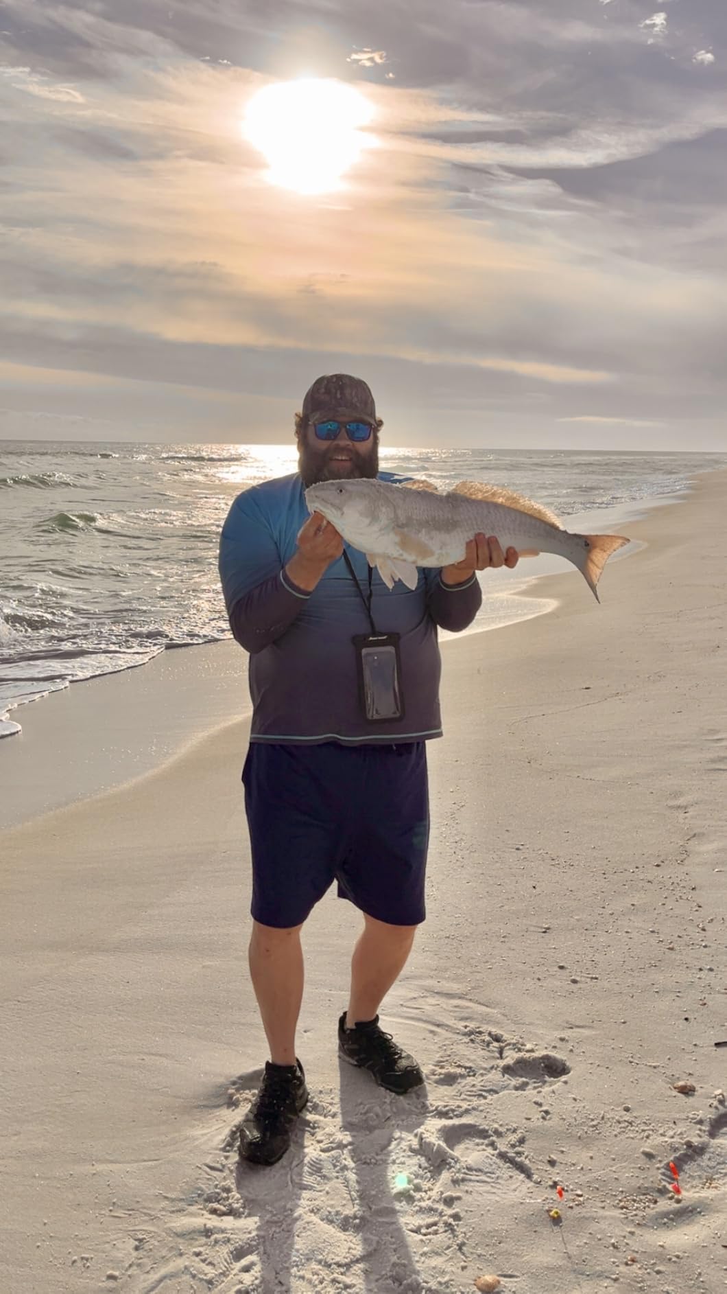 Pompano Rig Saltwater Surf Fishing Rigs - Double Drop Leader Rigs with Hooks, Floats, Beads & Snap - Easy Pre-Tied Terminal Tackle for Pompano, Whiting, Redfish customer photo 2