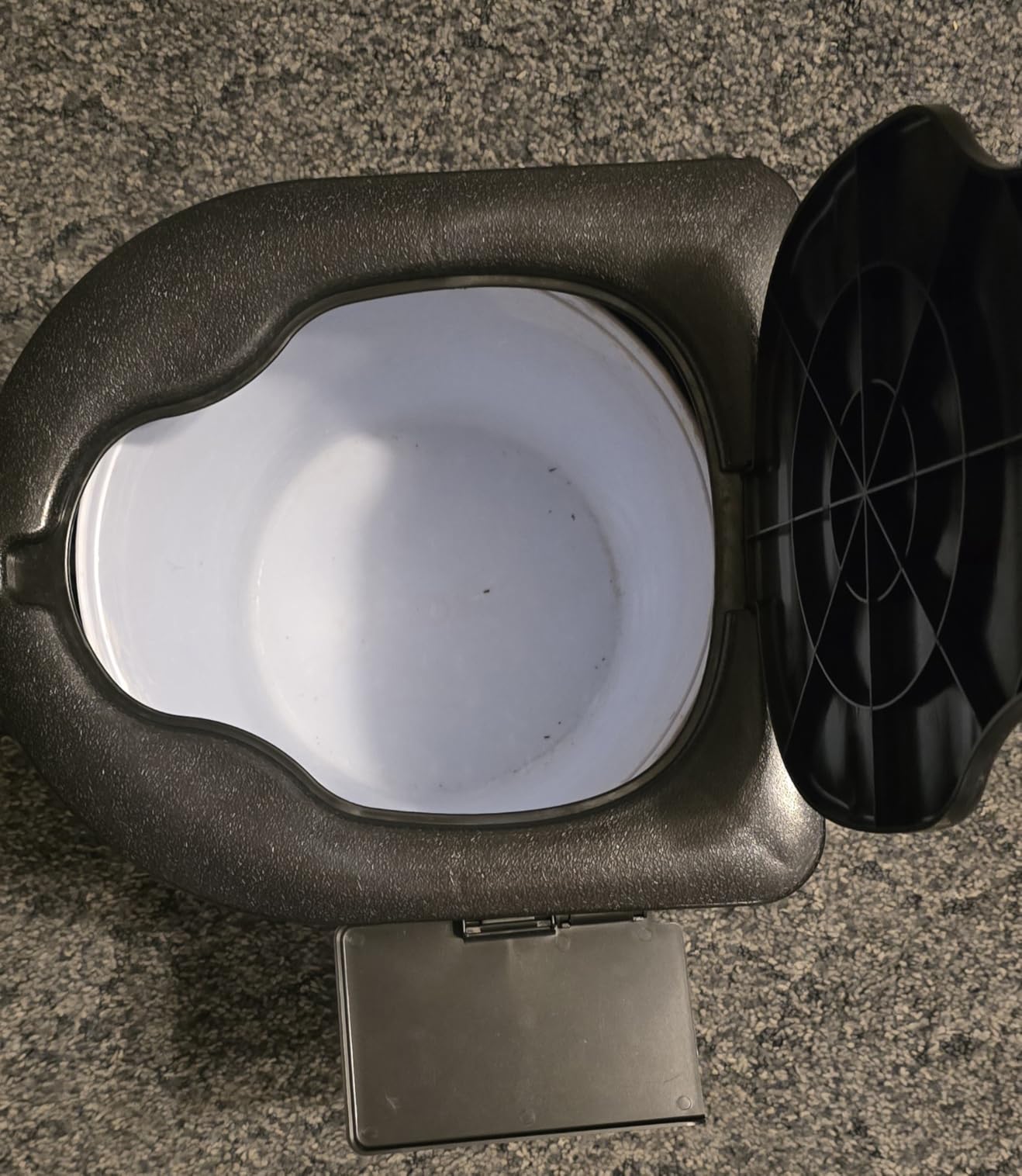 Sckee Camping Toilet, Portable Toilet for Adults, Portable Travel Folding Toilet with Lid and Paper Holder, Compact Potty for Car, Camp Toilet Portable Toilet for Camping, Hiking, Truck, RV, Beach customer photo 1