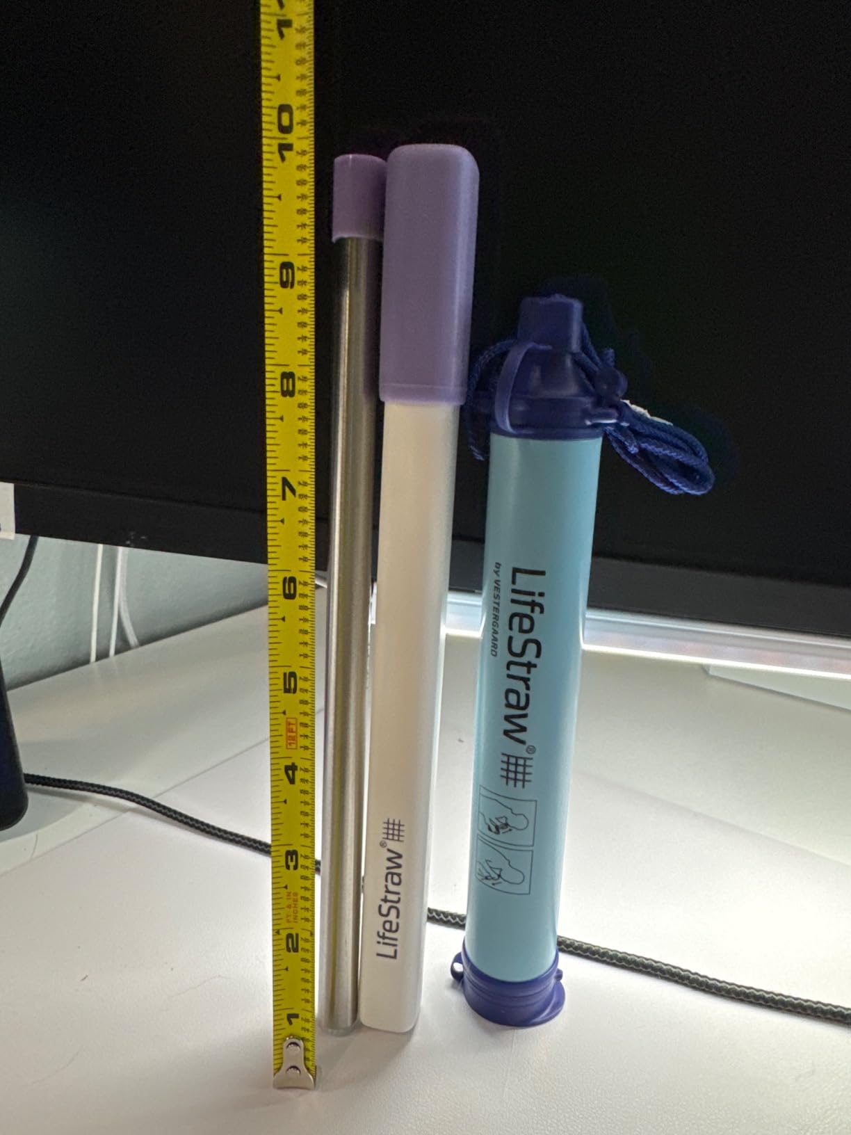 LifeStraw Sip - Reusable Stainless Steel Water Filter Drinking Straw customer photo 1