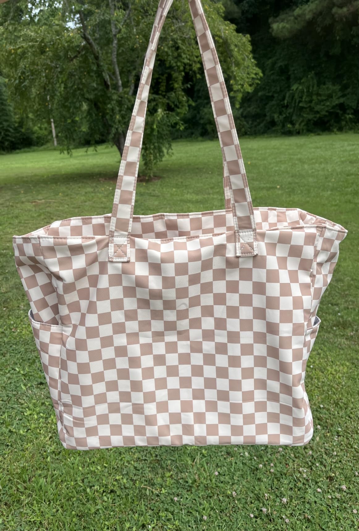 Bluboon Waterproof Beach Tote Pool Bags for Women Ladies Extra Large Carry On Bag With Wet Compartment for Weekender Travel customer photo 1
