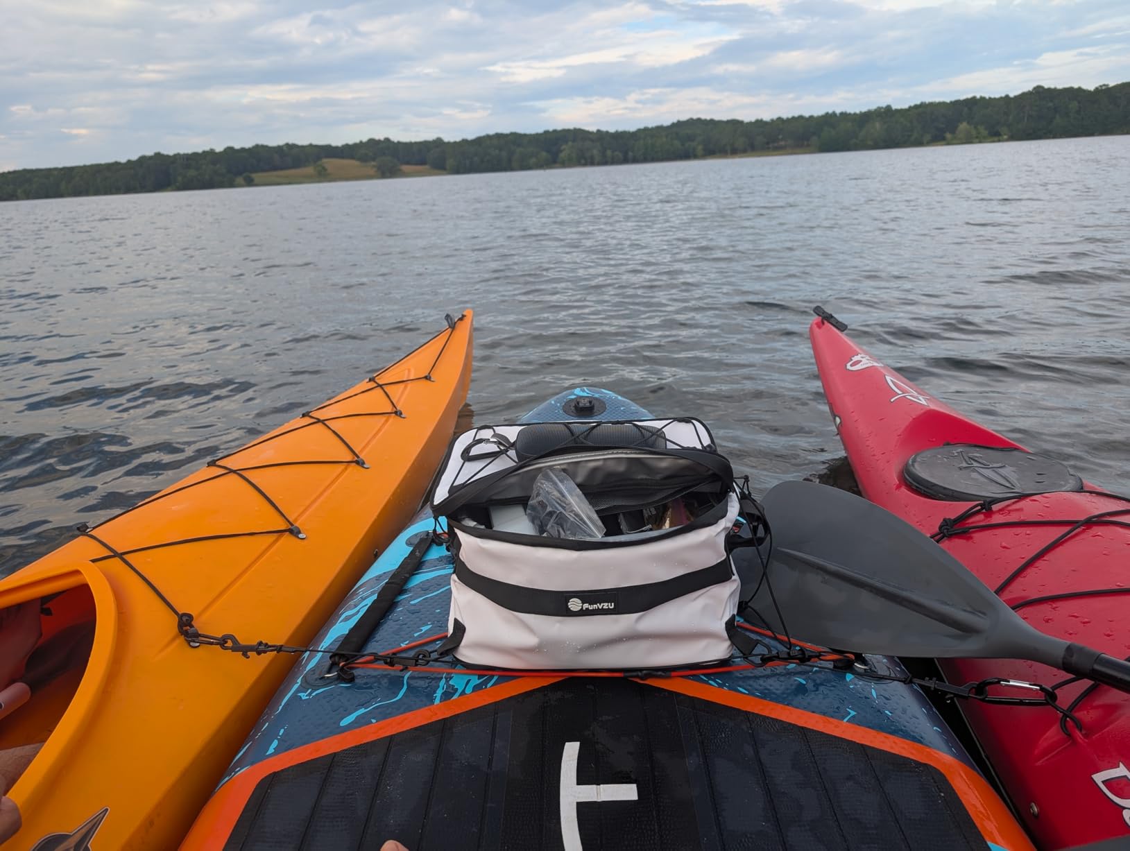 Waterproof Paddle Board Cooler Bag for SUP & Kayak | Leakproof Inflatable Storage Deck Bag for SUP Accessories, Essential Paddleboarding Gear customer photo 2