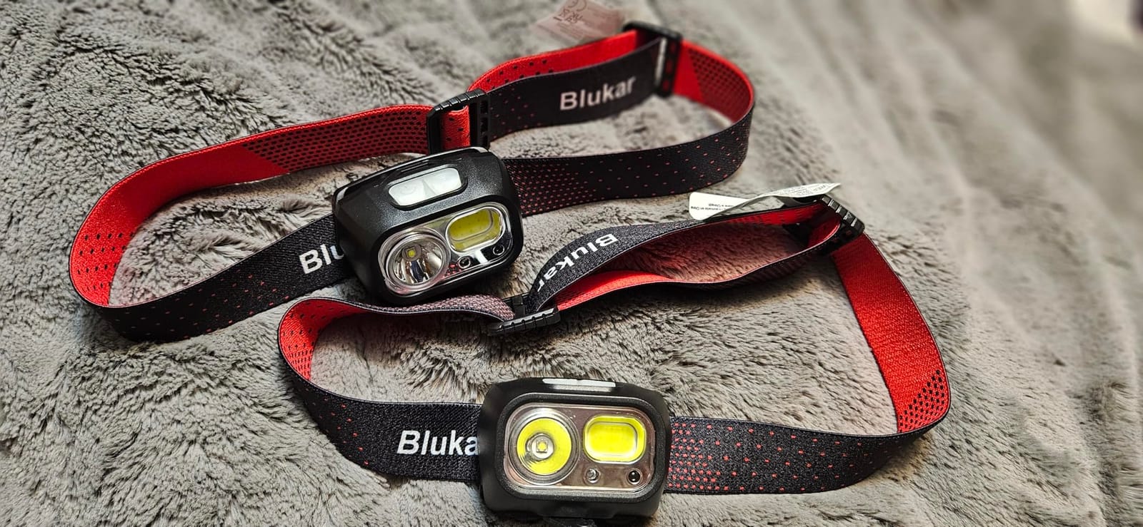 Blukar LED Headlamp Rechargeable, 2000L Super Bright Headlight Flashlight | 8 Modes&Stepless Dimming,Spotlight&Floodlight&Red Light Combination,Motion Sensor,IPX5 Waterproof for Hiking,Camping-2 Pack customer photo 2