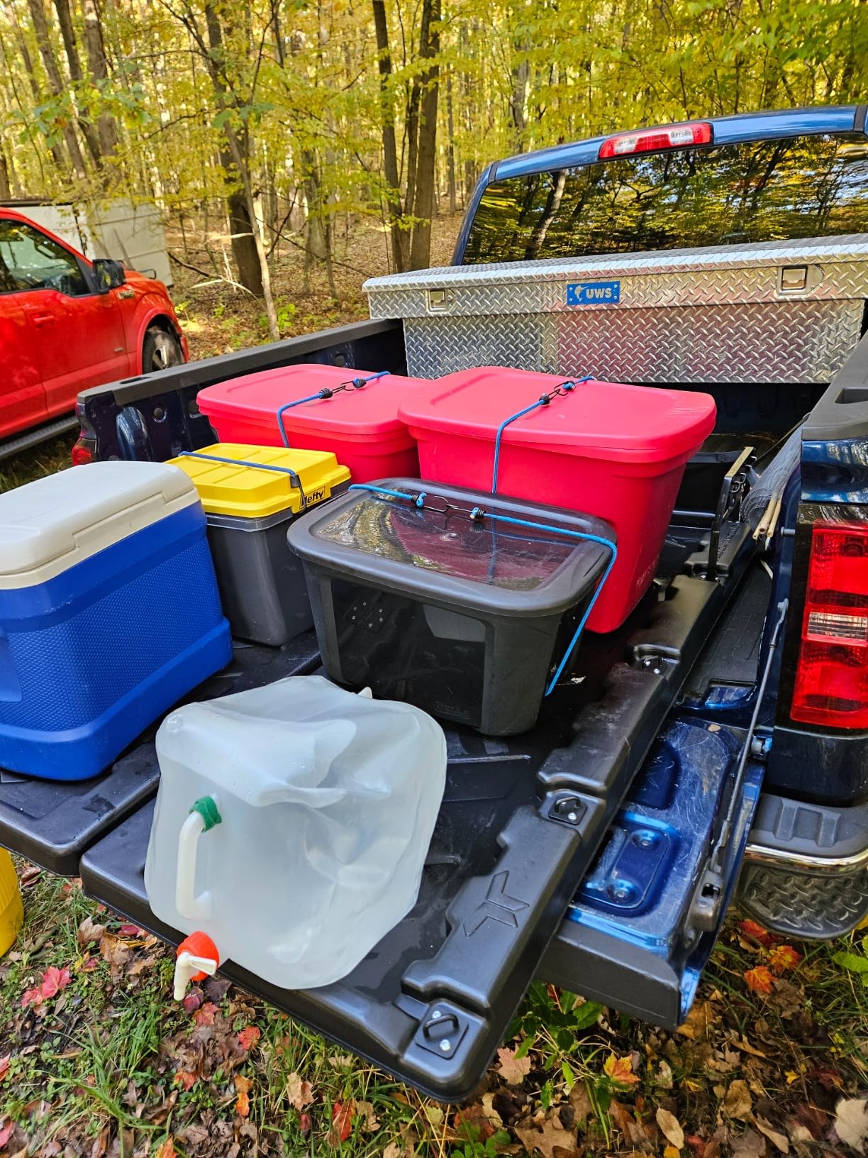 Lightweight Truckbed Trolley System fits Any Full Size Pickup with D-Loops | 300 lbs Weight Rating | Easy Installation | Collapsible | L 62.5