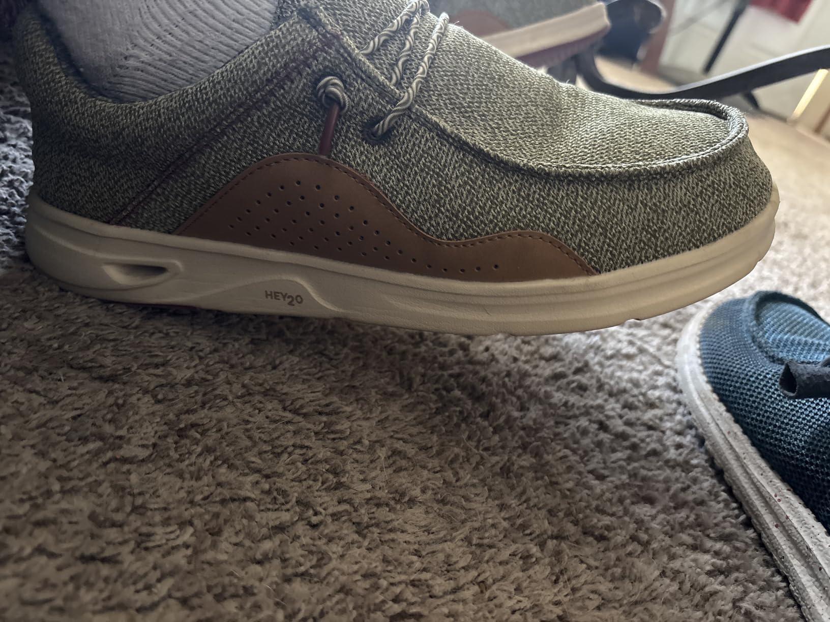 HEYDUDE Men's Wally Hey2O Mesh Slip On Shoes | Lightweight Comfort for Beach Days, Travel and Everyday Wear customer photo 2