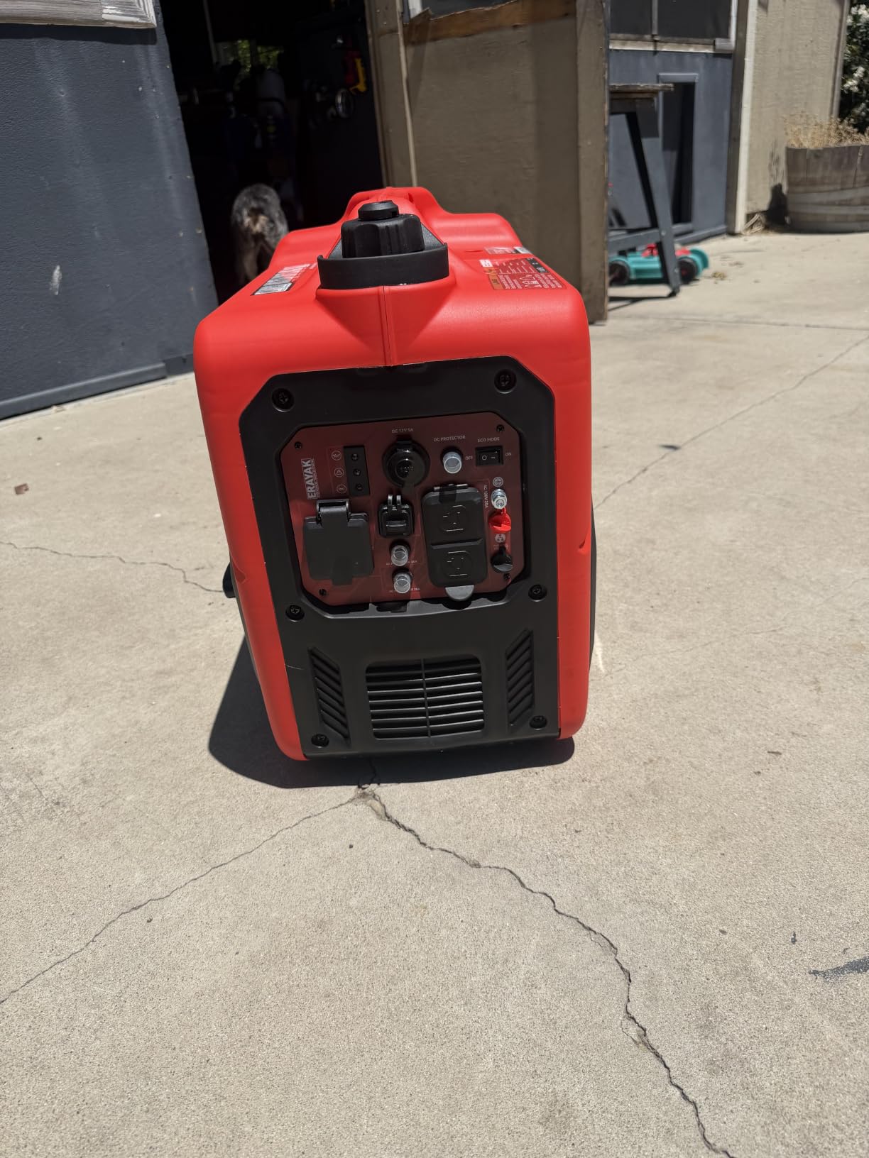ERAYAK 4500W Portable Inverter Generator for Home Use, Super Quiet Small Generator for Camping Outdoor Emergency Power Backup customer photo 1