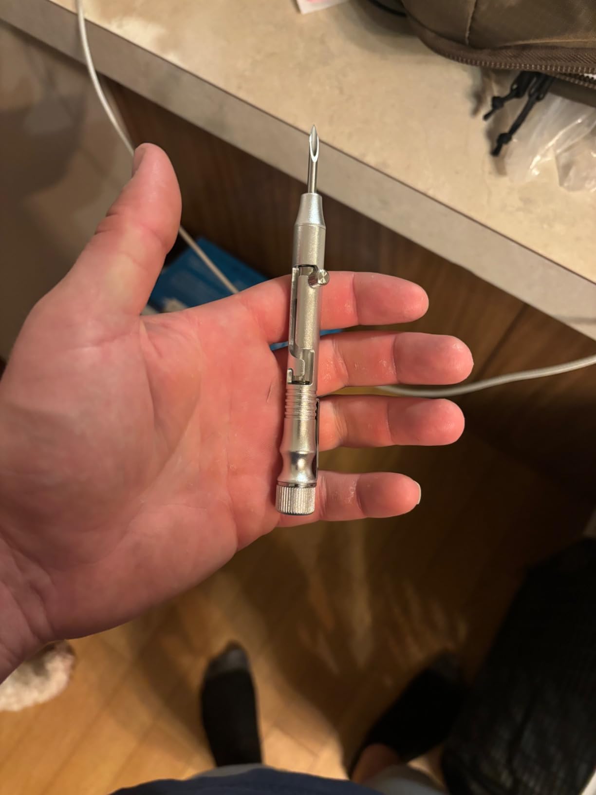 Retractable Fish Venting Tool with Pocket Clip - Durable Barotrauma Release Tool for Saltwater Fishing customer photo 2
