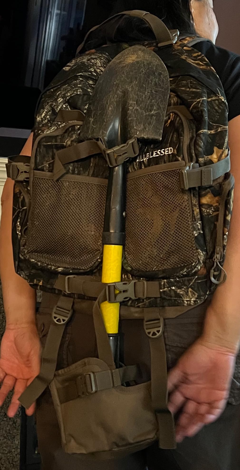 Hunting Backpack for Men Camo Hunting Day Pack for Rifle Bow 35L | Silent fabric, Daypack for Rifle Bow Carry System, Waterproof Camo, Versatile and roomy customer photo 2