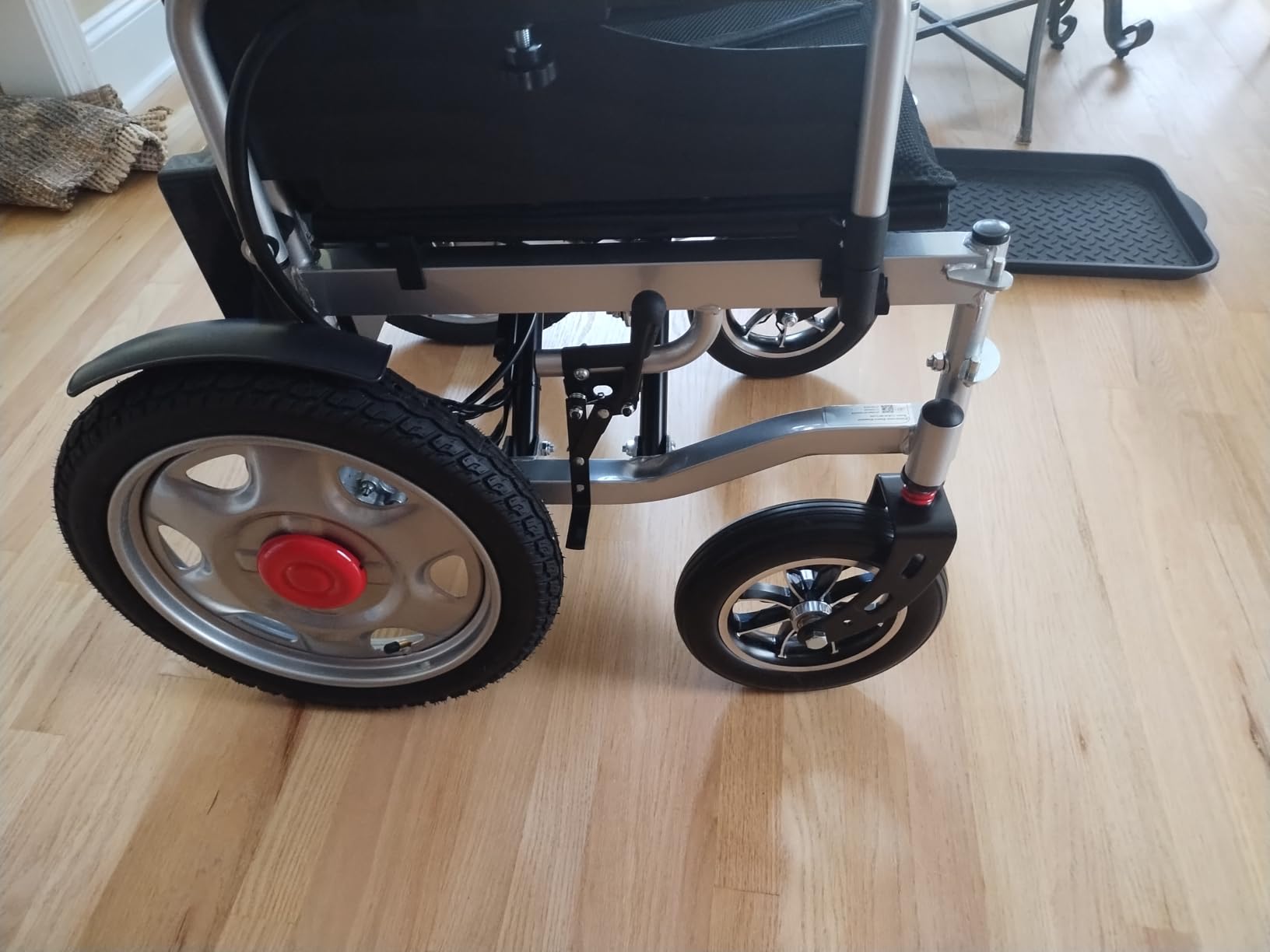400LB Capacity Heavy-Duty Electric Wheelchair for Adults, Seniors | 20inch Extra Wide Seat, 500W Dual Motors, FSA&HSA Eligible, 15 Miles Long Travel Range, Foldable, All Terrain, Indoor&Outdoor Use customer photo 2