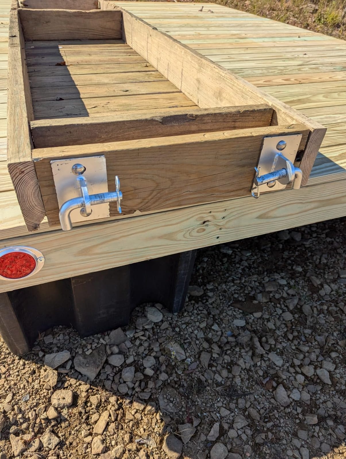 Floating Dock Hinges Hardware, Stationary Dock Connector Hinge Kit | Heavy Duty Hardware Brackets Link Connector Kit with Backer Plates, Pin and Mounting Screws for Floating Dock Ramp customer photo 1