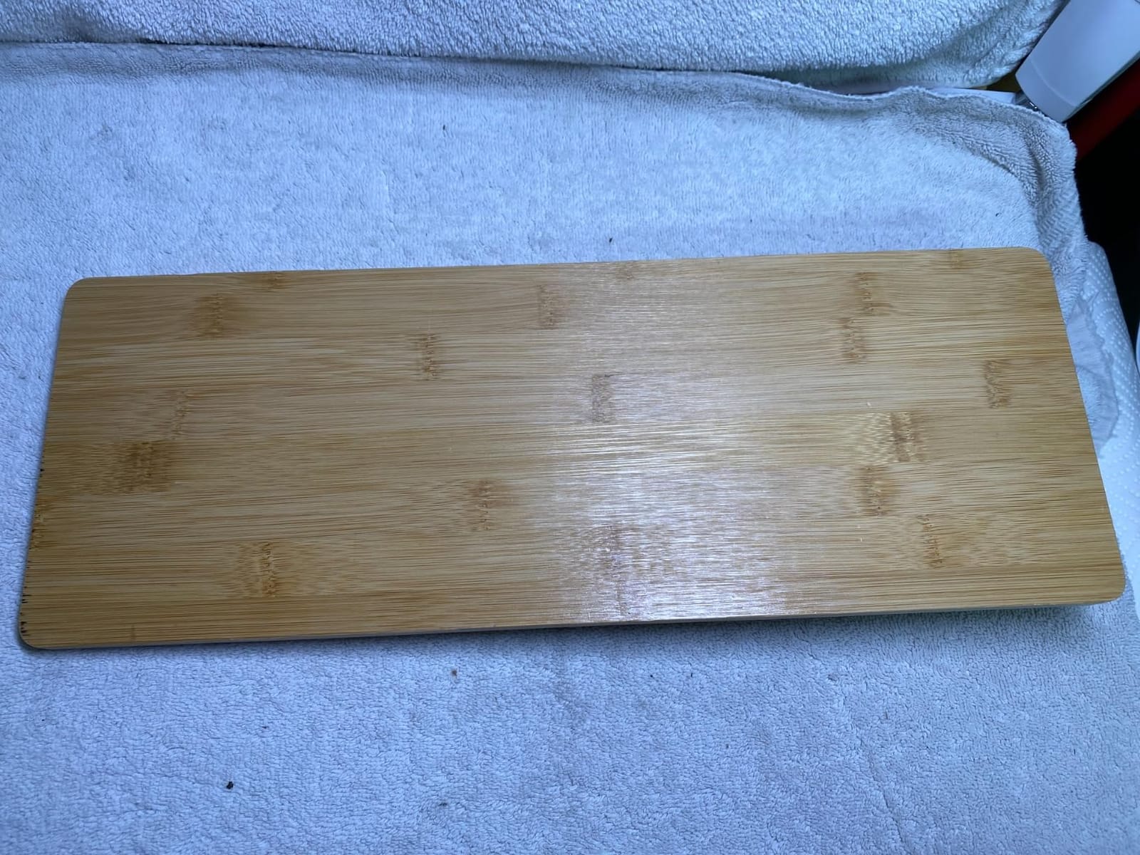 Bamboo Fish Cleaning Board Portable Fish Fillet Boards with Clamp | Fish Cleaning Tools Fishing Measuring Cutting Board Gifts for Fisherman 17.7*6.3 Inch customer photo 1