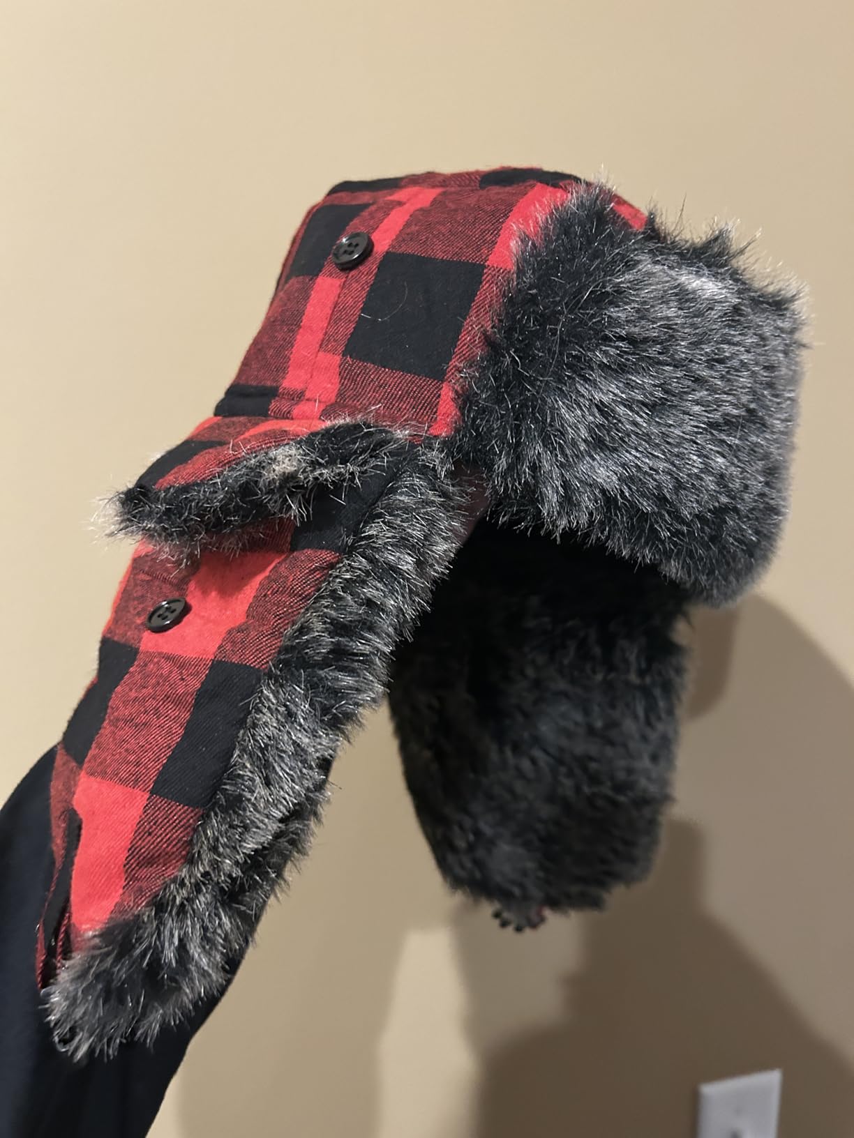 Trapper Hat Winter Hats for Women Men with Faux Fur Ear Flaps customer photo 2
