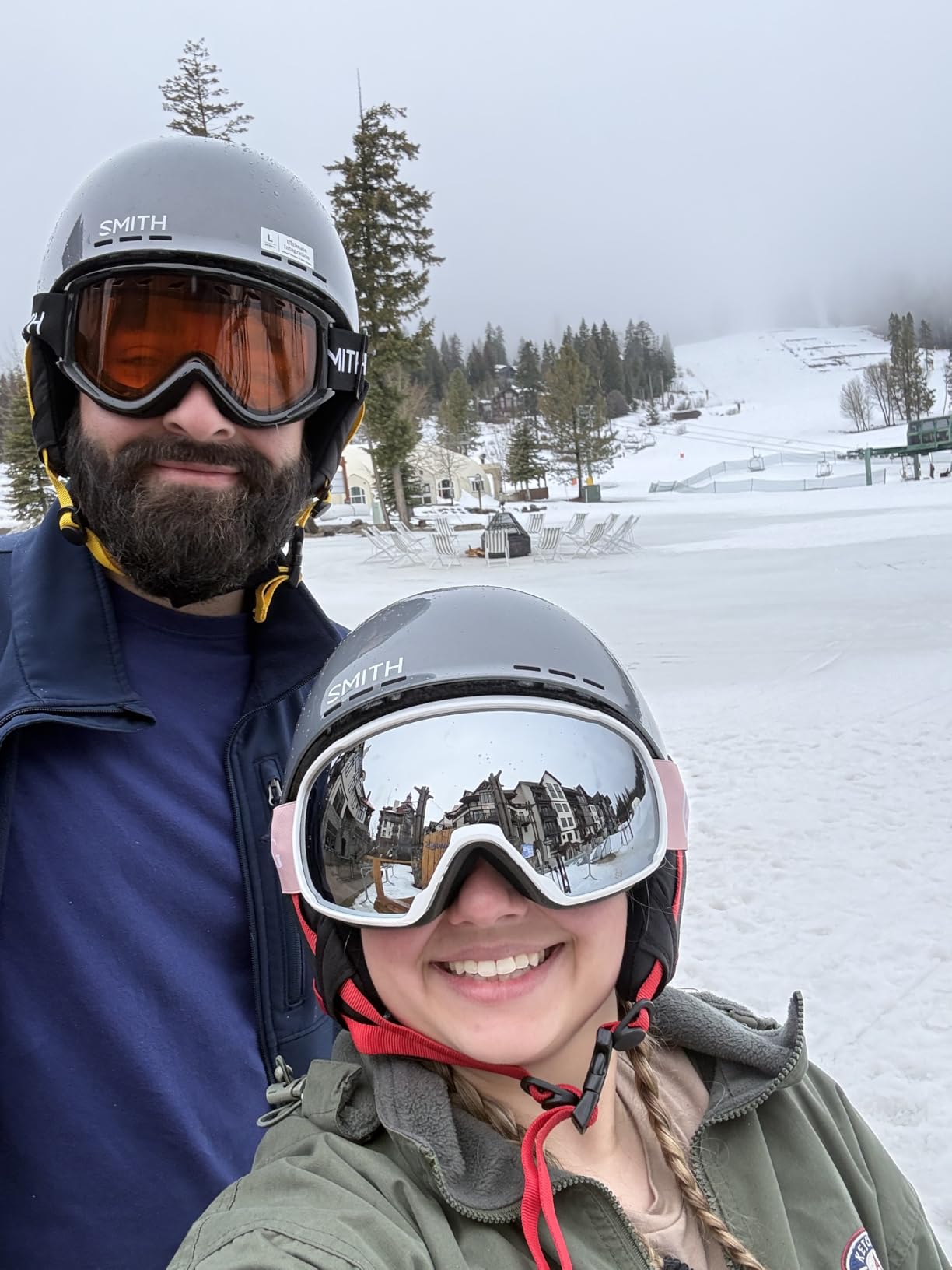 Innerking OTG Ski Goggles, Anti-Fog Snowboard Goggles for Men & Women | SGS-certified anti-fog lenses, OTG over-glasses design, UV protection, and helmet compatibility customer photo 1