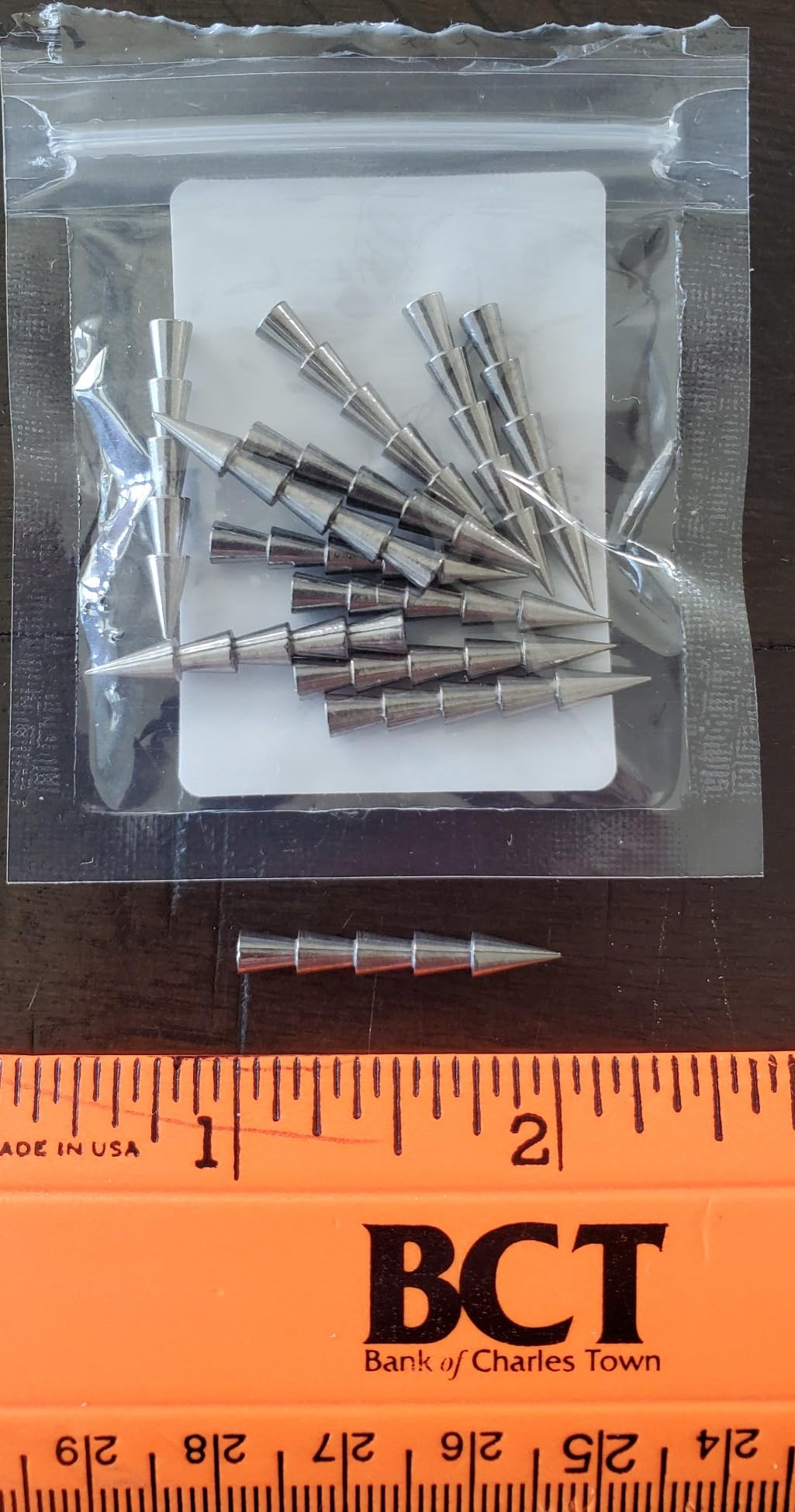 12/20pcs Tungsten Nail Weights for Neko Wacky Rig Fishing, Insert Pencil Worm Sinkers customer photo 2