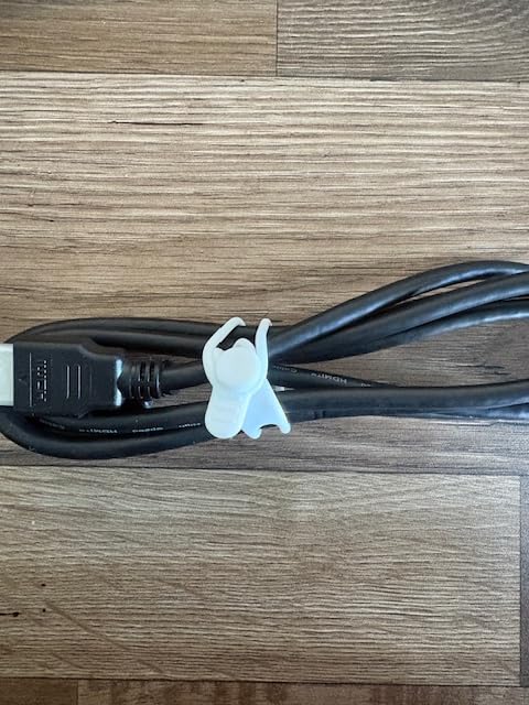 Silicone Cable Ties, 30Pcs Reusable Cord Ties in 3 Sizes for Various Cables customer photo 2