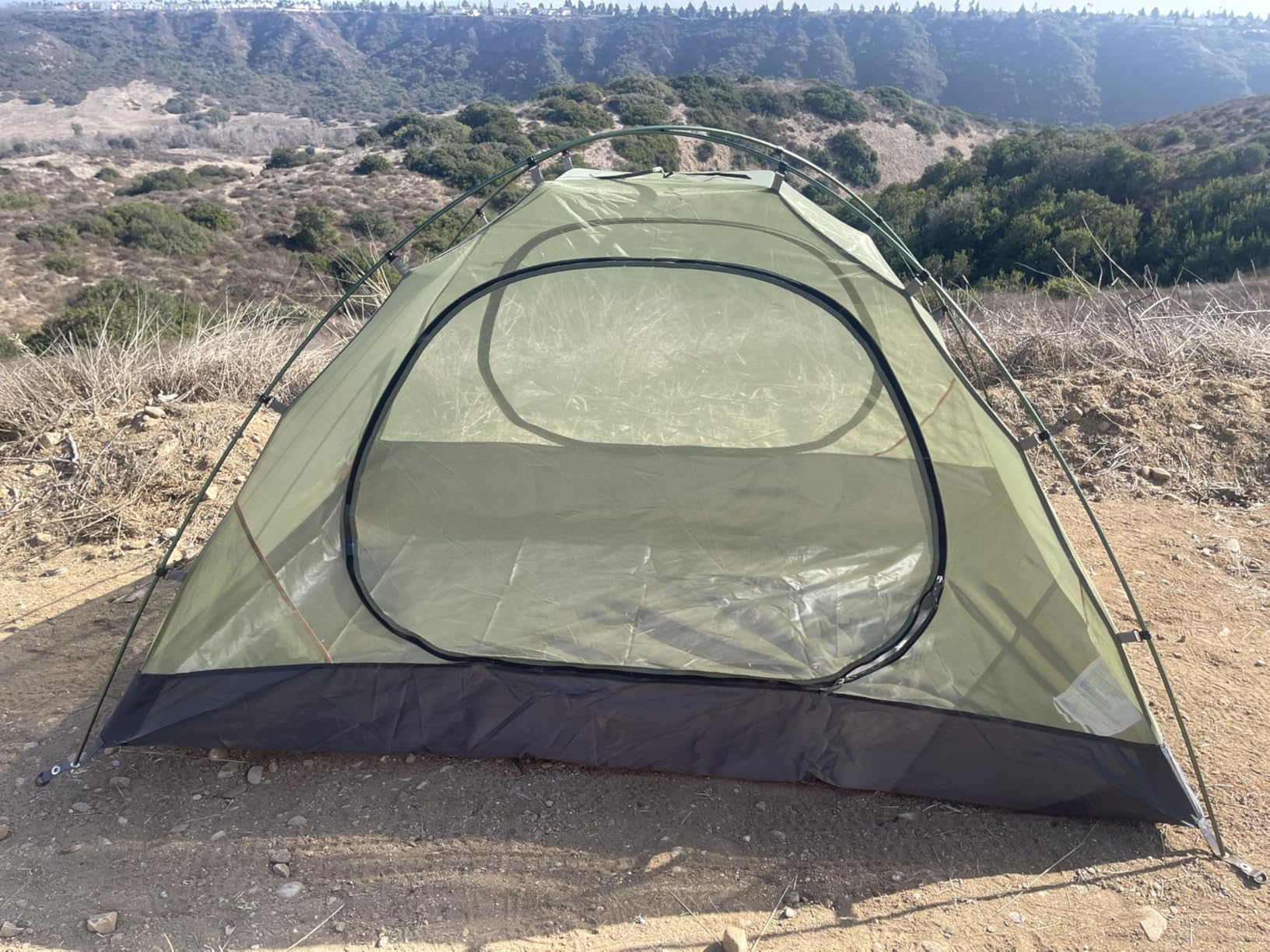1/2 Person Backpacking Tent for 4 Season, Winter Ultralight Extreme Cold Weather Tents for Camping Easy Setup Waterproof Double Layer Tent for Family Outdoor Hiking Mountaineering customer photo 2
