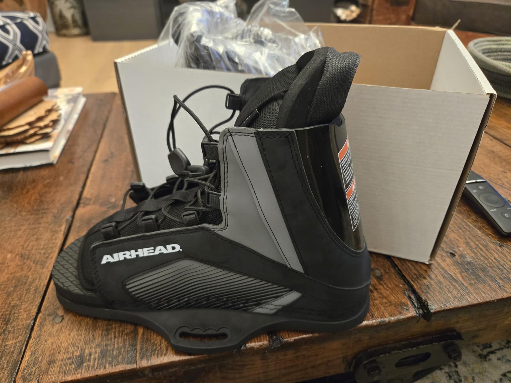 Airhead Venom II Wakeboard Binding, Multiple Sizes, Open Toe Design, Multiple Binding Angles customer photo 2