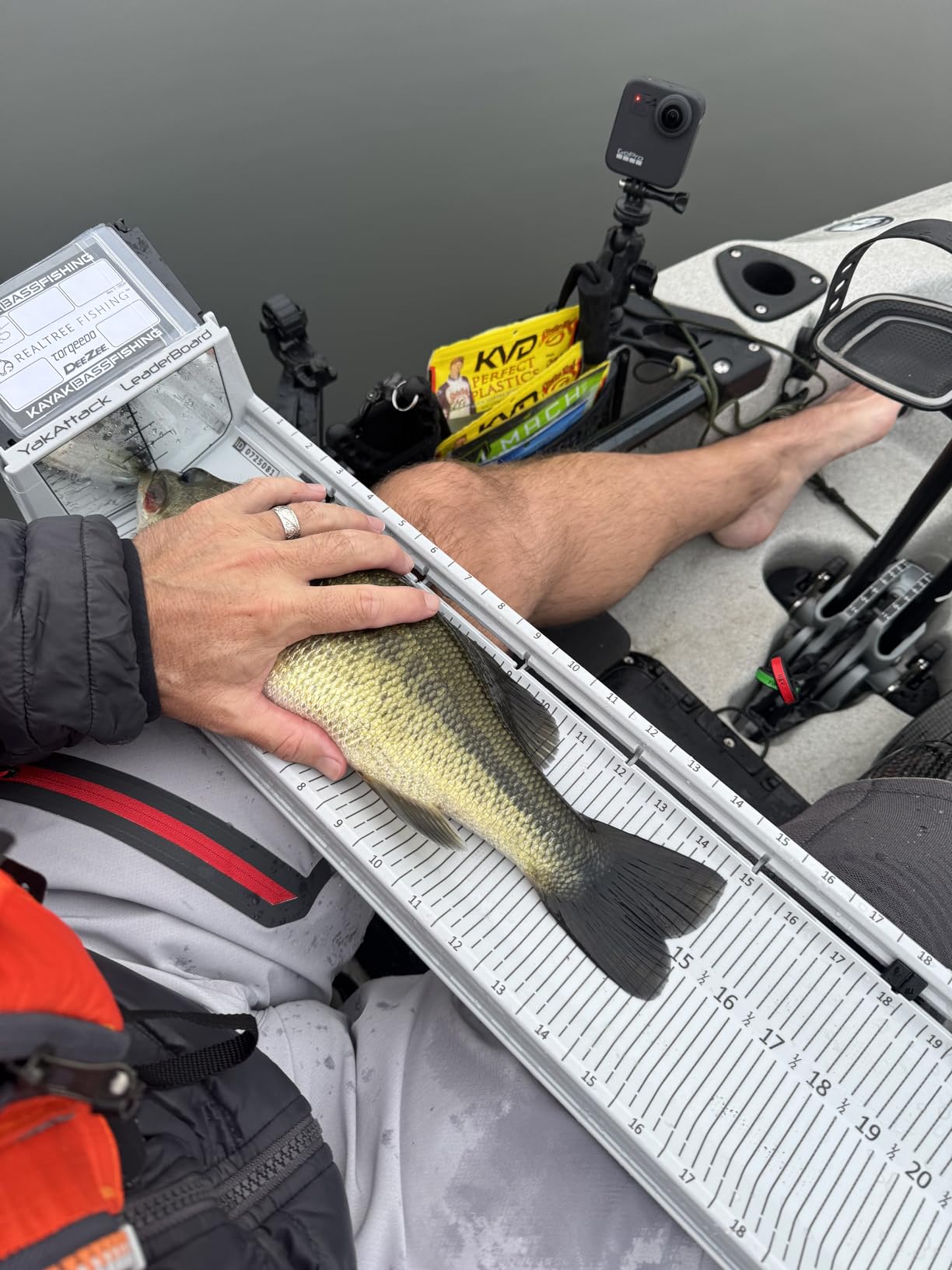 YakAttack LeaderBoard Kayak Fish Measuring Board - Color Options | 28