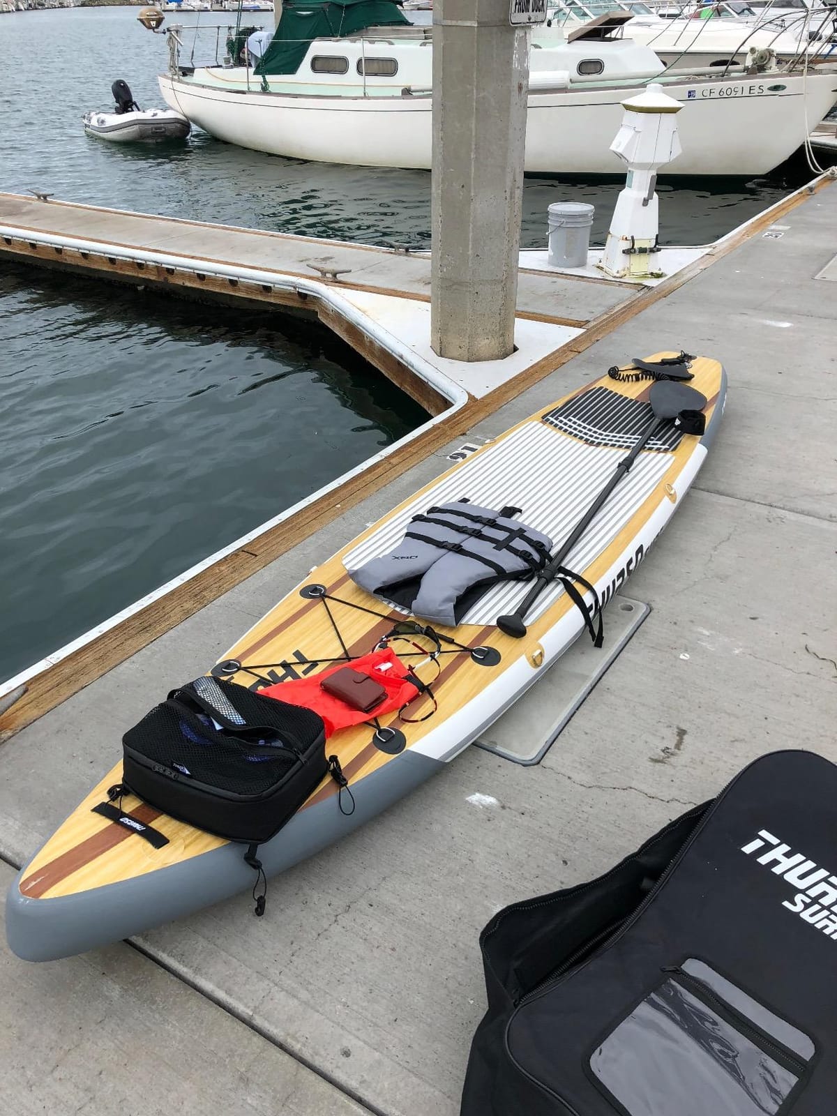 THURSO SURF Expedition Touring Inflatable Stand Up Paddle Board SUP 11'6 | 12'6 Woven Drop-Stitch Two Layer Stable Non-Slip Deck with SUP Accessories for Adults customer photo 1