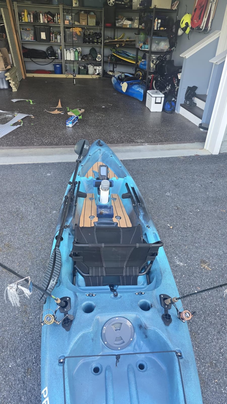 OCEANBROAD Boat Flooring 96''x16.8''/28.8''/36''/45.6'' | with 3M Adhesive Backing Non-Slip Eva Foam Marine Boat Decking Sheet For Motor Pontoon Jon Boats RV Floor customer photo 1