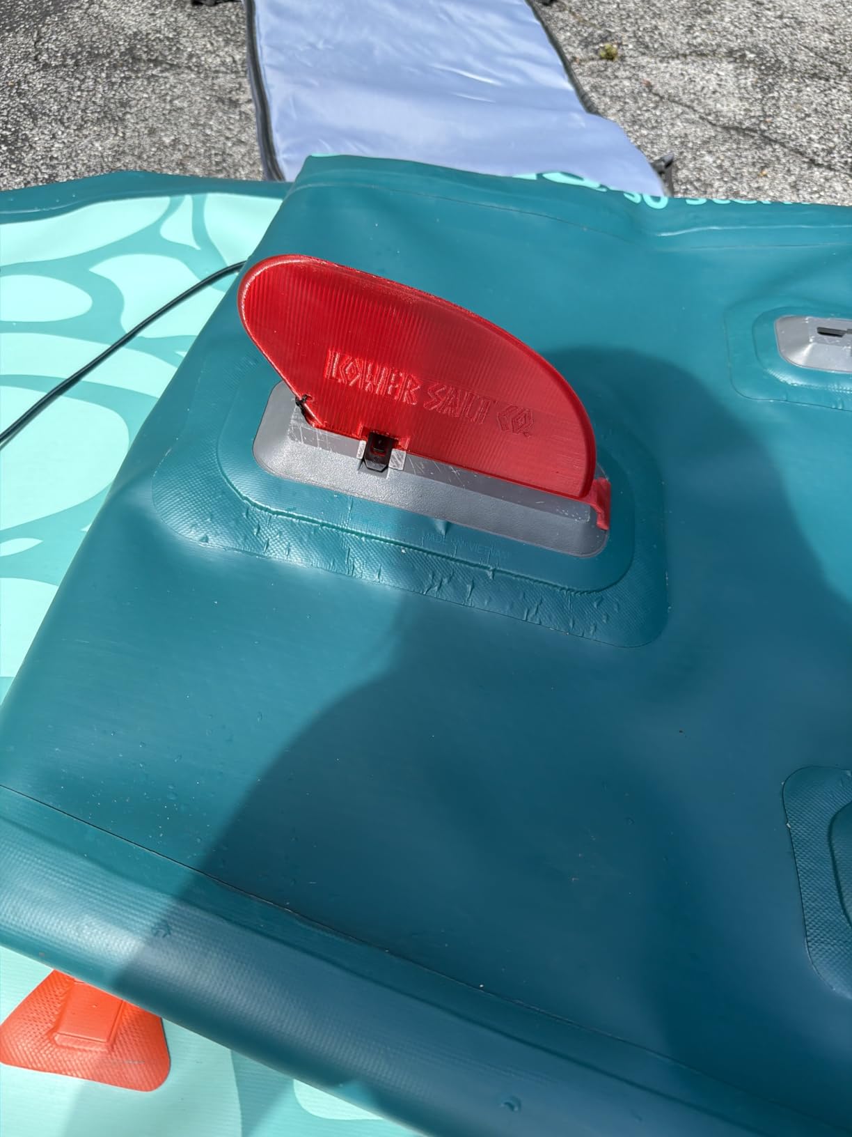 Lower Salt Co. Paddle Board River Flex Fin, Bends When Needed to Absorb Shock, for Most SUPs with Slide-in Style Fin Boxes, Unbreakable Replacement SUP River Fin customer photo 1