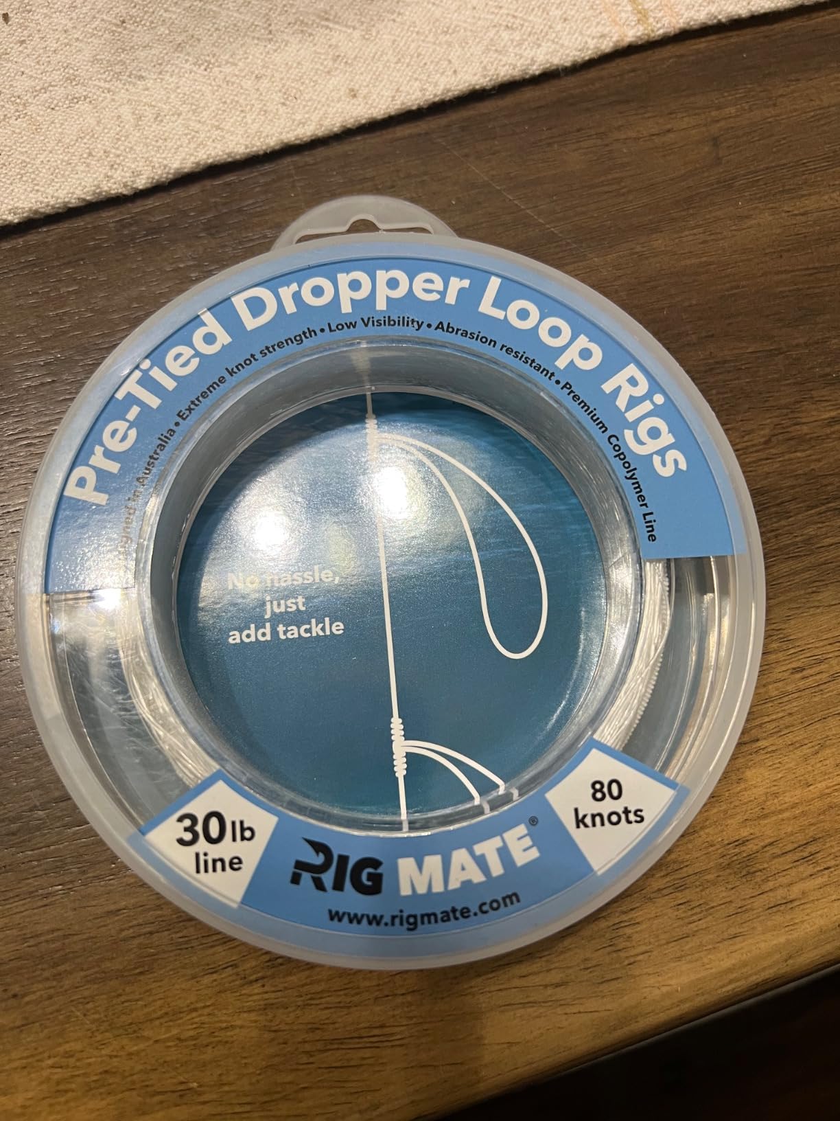 30 lb Pre-Tied Dropper Loop Rigs. Fishing Line Spool. Loops 18 Inches Apart with 5.5 Inch Loop Size. Perfect for Saltwater & Freshwater Fishing. Perfect for Snapper & Other Bottom Feeding Fish customer photo 1