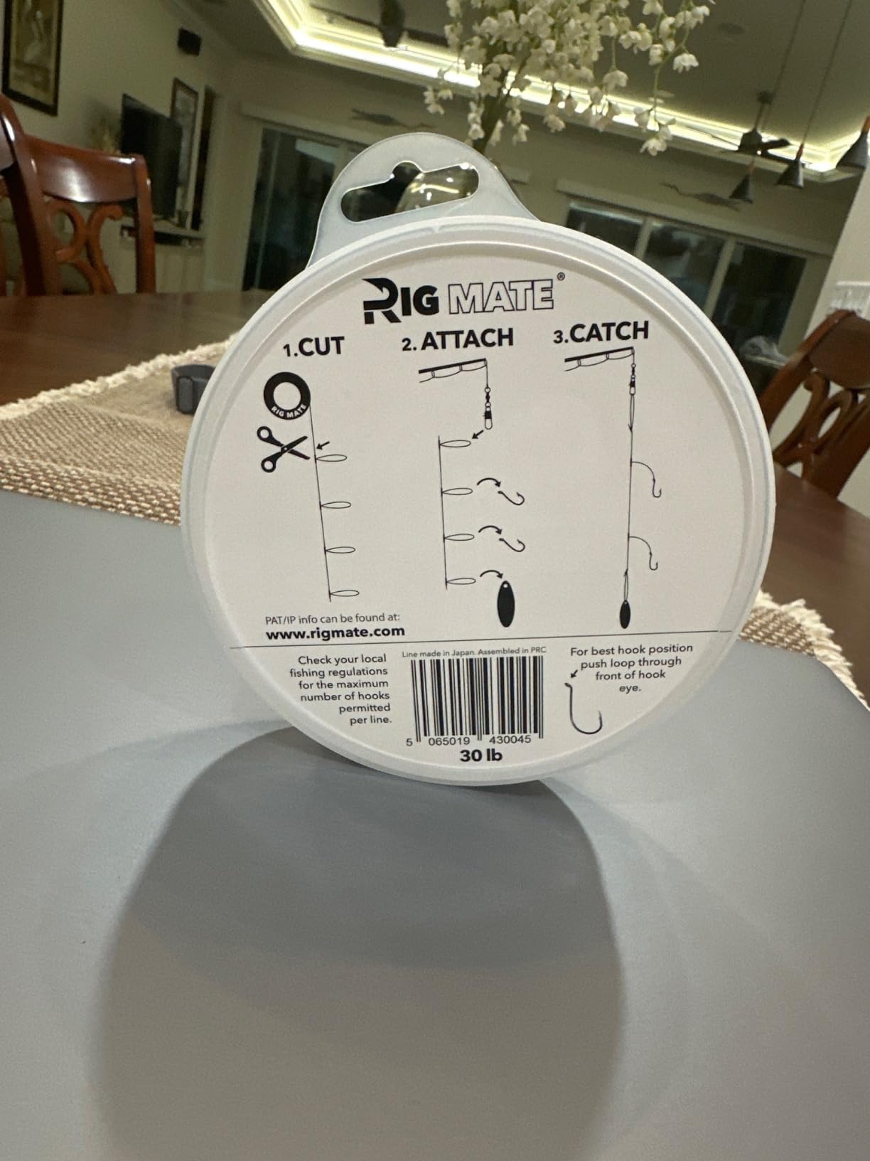 30 lb Pre-Tied Dropper Loop Rigs. Fishing Line Spool. Loops 18 Inches Apart with 5.5 Inch Loop Size. Perfect for Saltwater & Freshwater Fishing. Perfect for Snapper & Other Bottom Feeding Fish customer photo 2