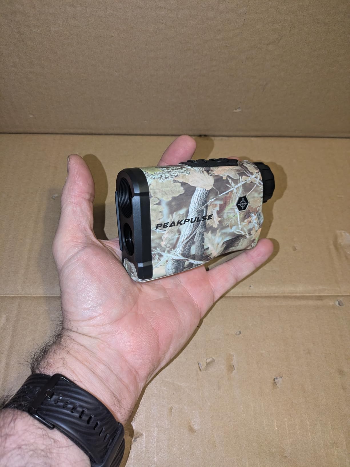 PEAKPULSE Hunting Range Finder 1400Yds - 6X Zoom, Angle Compensation, IP54 Waterproof for Deer & Bow Hunter customer photo 2