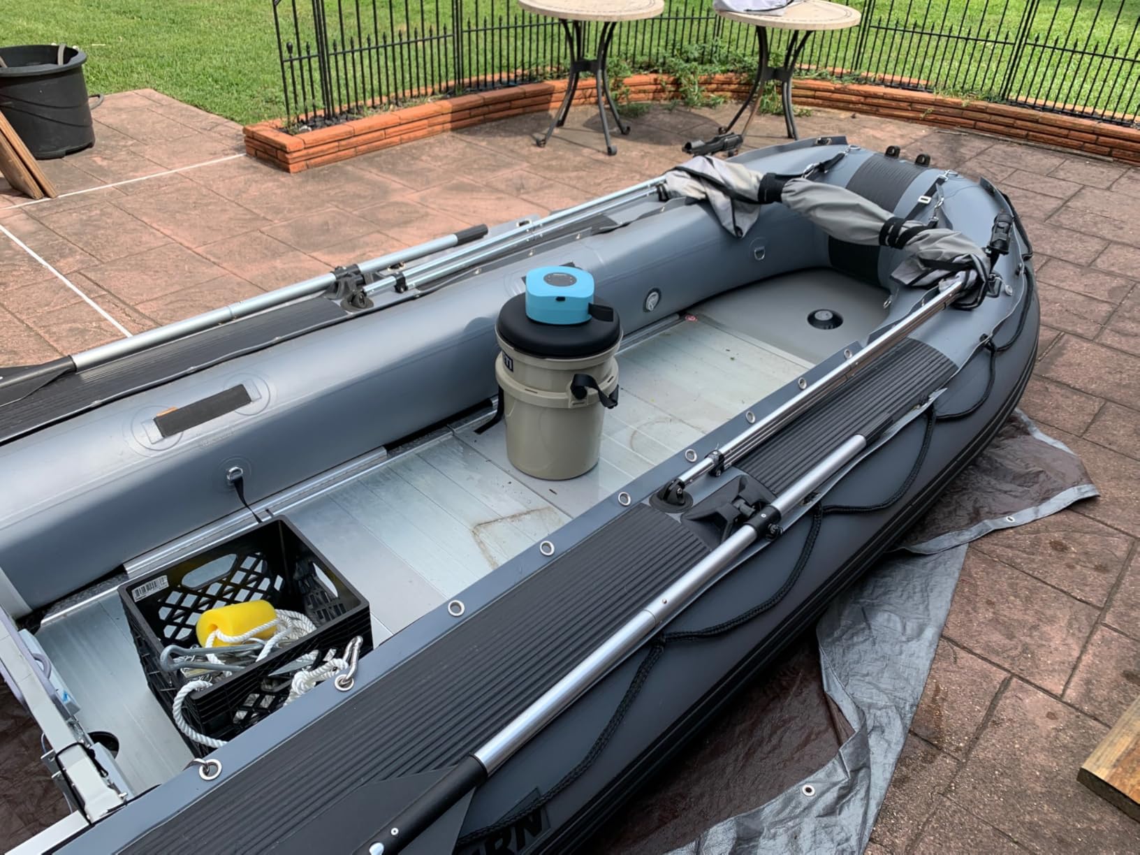 Hydrohero Electric Paddle Board Pump, 20 PSI Rechargeable SUP Pump | 5 Min to 12 PSI, 2.5 lb Lightweight, 38.48Wh Battery, Dual Stage Inflation & Deflation, 7 Nozzles, Storage Bag, for SUPs customer photo 1