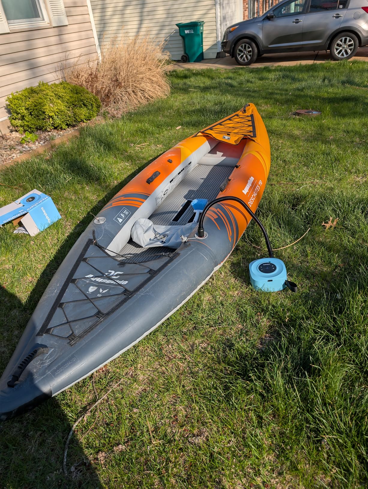 Hydrohero Electric Paddle Board Pump, Rechargeable 20PSI High Pressure SUP Pump, Intelligent Dual Stage Inflation & Deflation, Auto-Off for Stand Up Paddle Boards, Surfing Kite, Tent, Boat customer photo 2