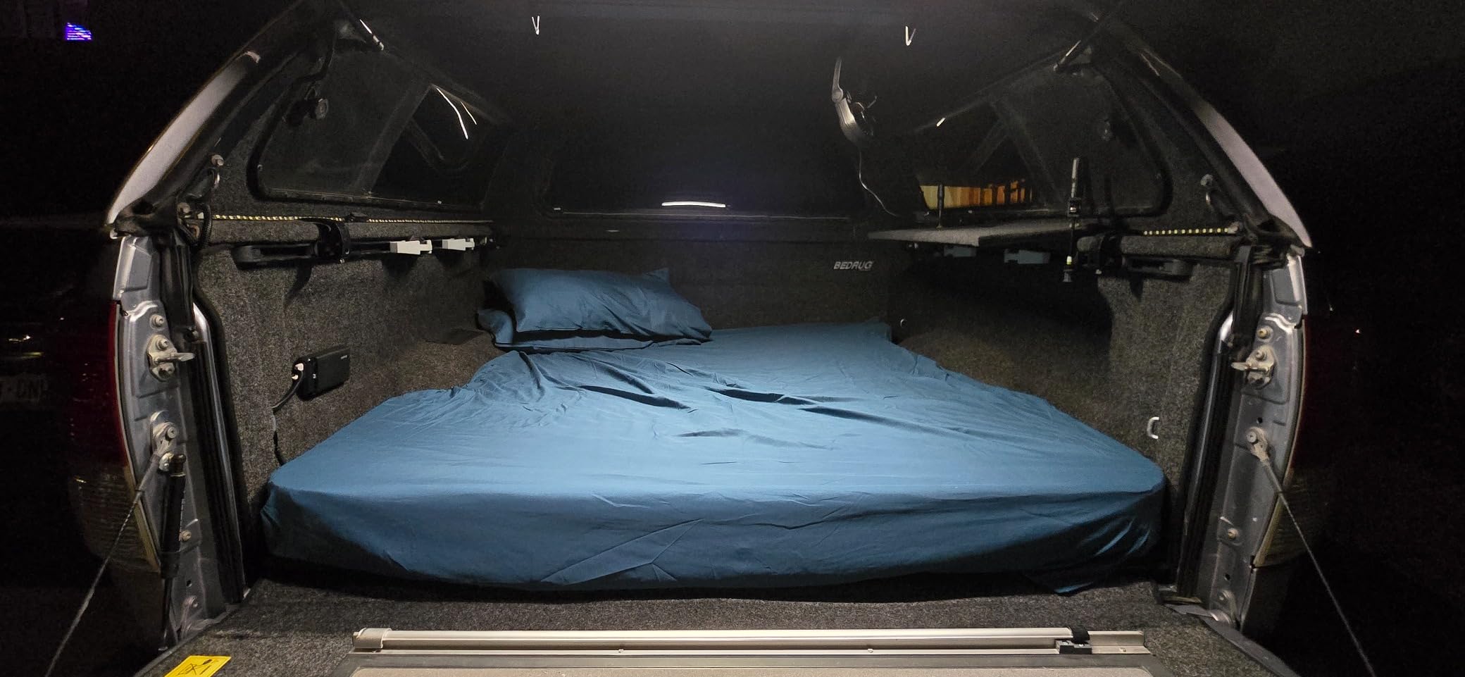 Lost Horizon Self-Inflating Foam Camping Mattress for Truck Bed, 5.5-5.8 FT | Air & Foam Comfort, Adjustable Firmness, 4.5