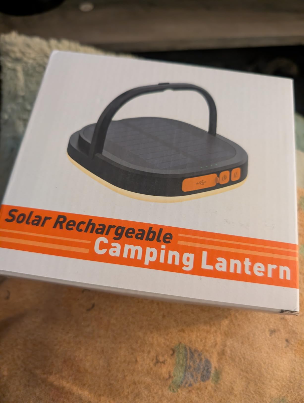 LED Camping Lantern, Solar Lanterns, 5000mAh Rechargeable Light 2000 Lumens 5 Light Modes, IP65 Waterproof with USB Charging customer photo 1