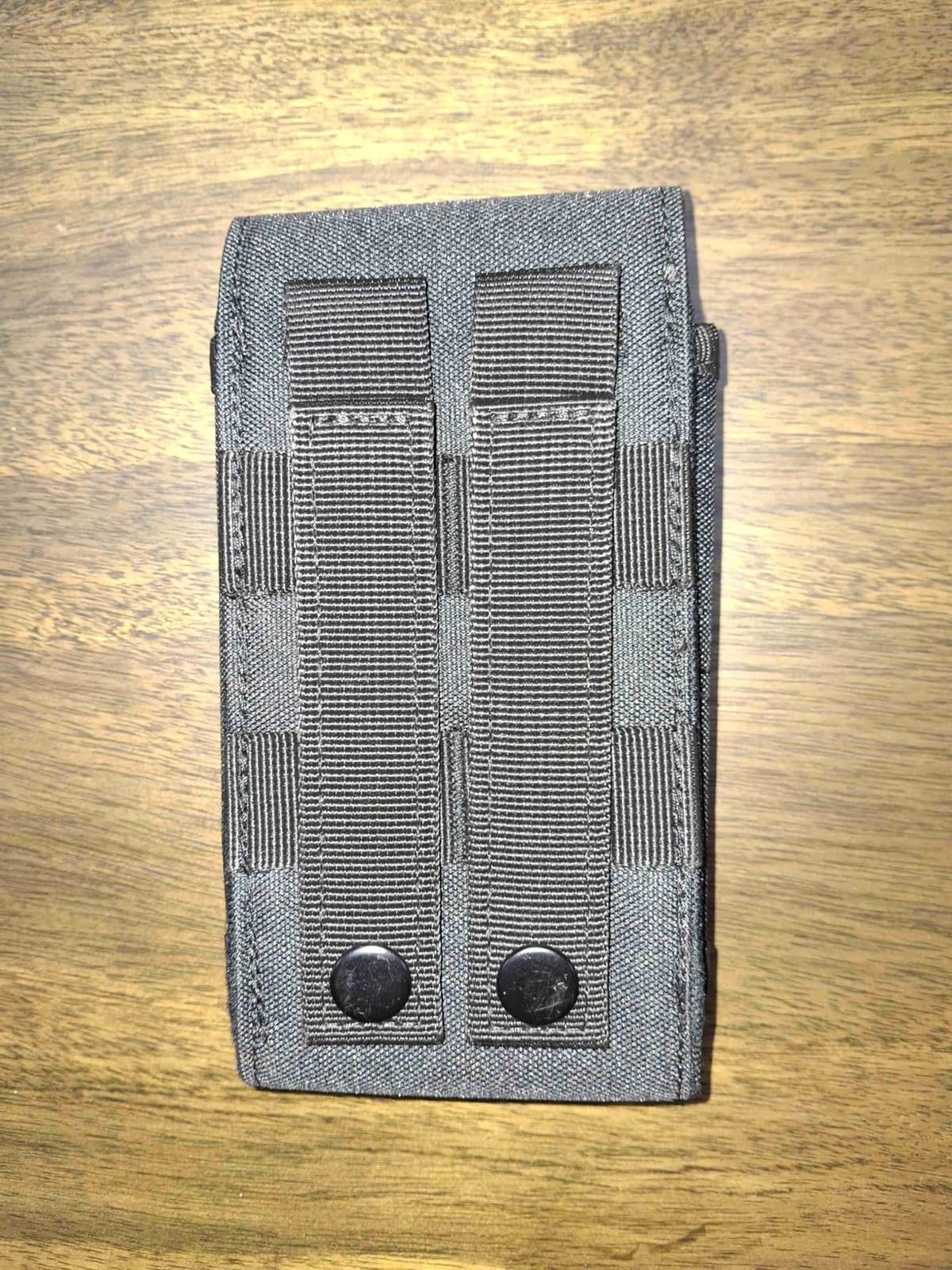 Universal Phone Pouch with MOLLE Attachment for EDC Outdoor & Tactical Gear | Dual Holster, with Adjustable Hook Loop Flap, Fits 4-6.9
