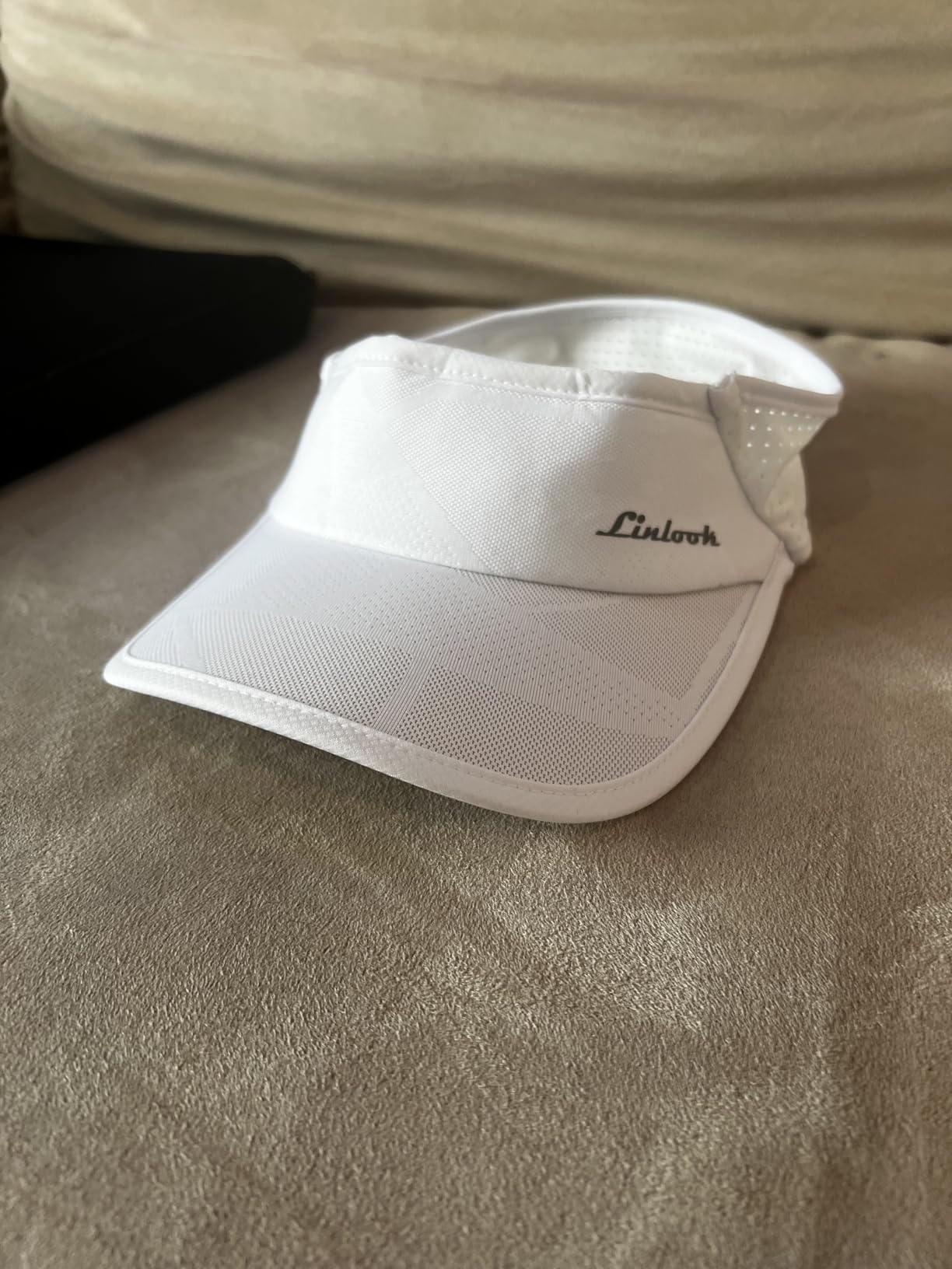 Sports Sun Visor for Men & Women Breathable Mesh, Stretchy Foldable Cooling Visor Hat for Running, Golf, Tennis, Hiking customer photo 1