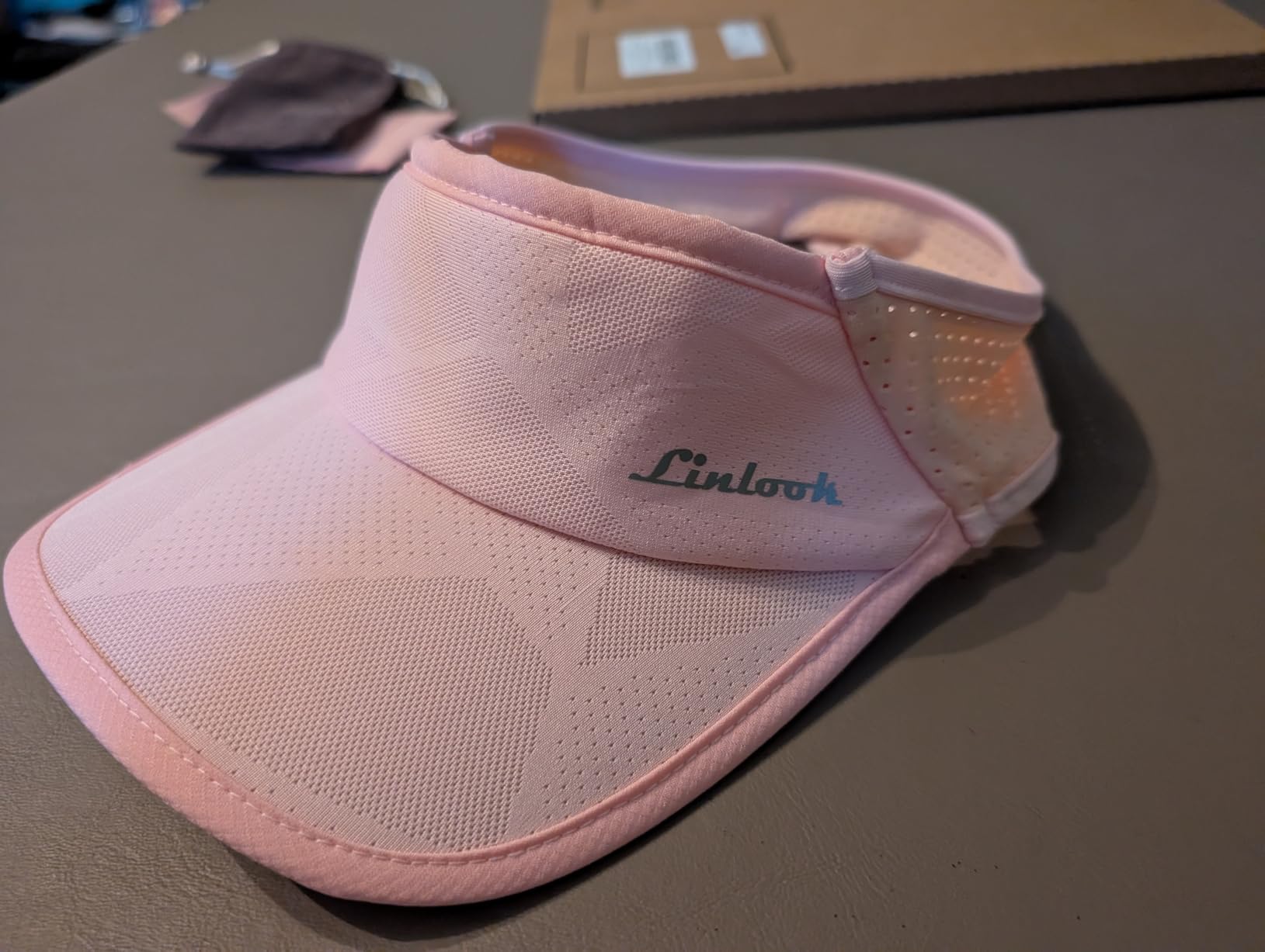 Sports Sun Visor for Men & Women Breathable Mesh, Stretchy Foldable Cooling Visor Hat for Running, Golf, Tennis, Hiking customer photo 2