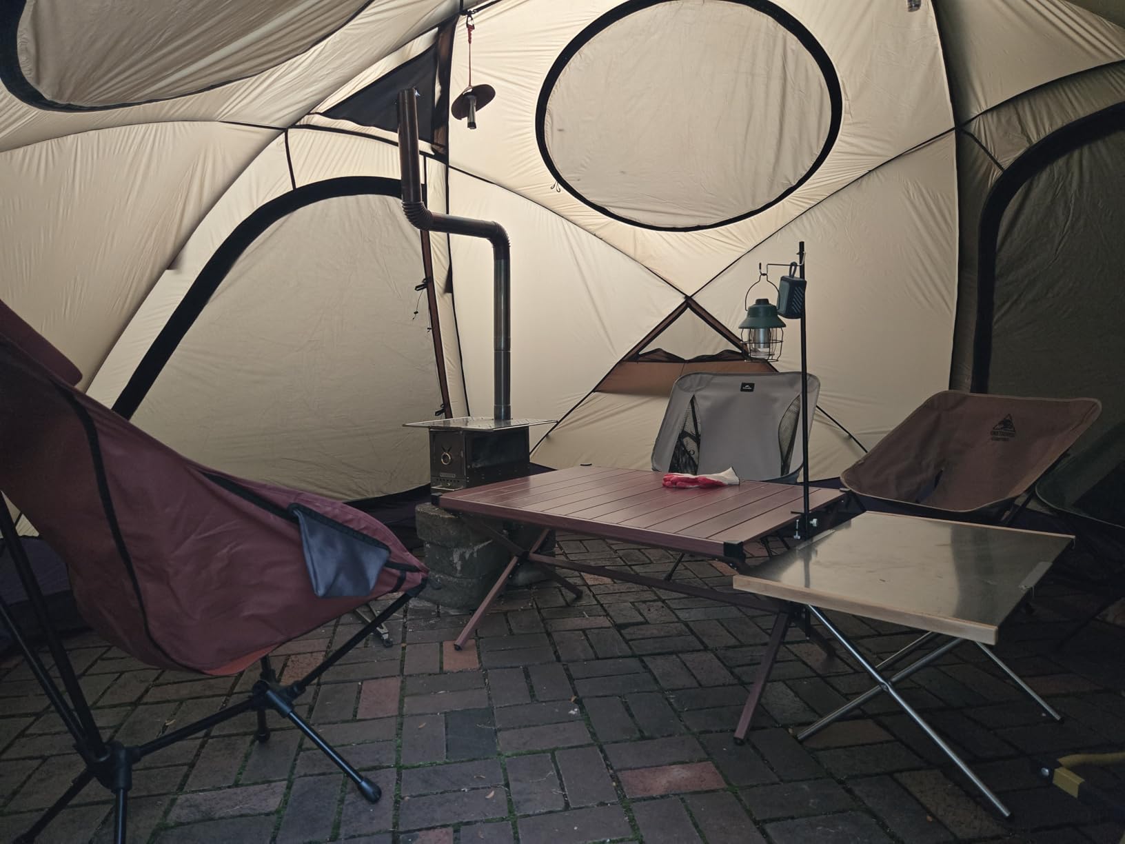 TOMOUNT Dome Hot Tent with Stove Jack 4 Person Backpacking 4 Season Tent customer photo 1