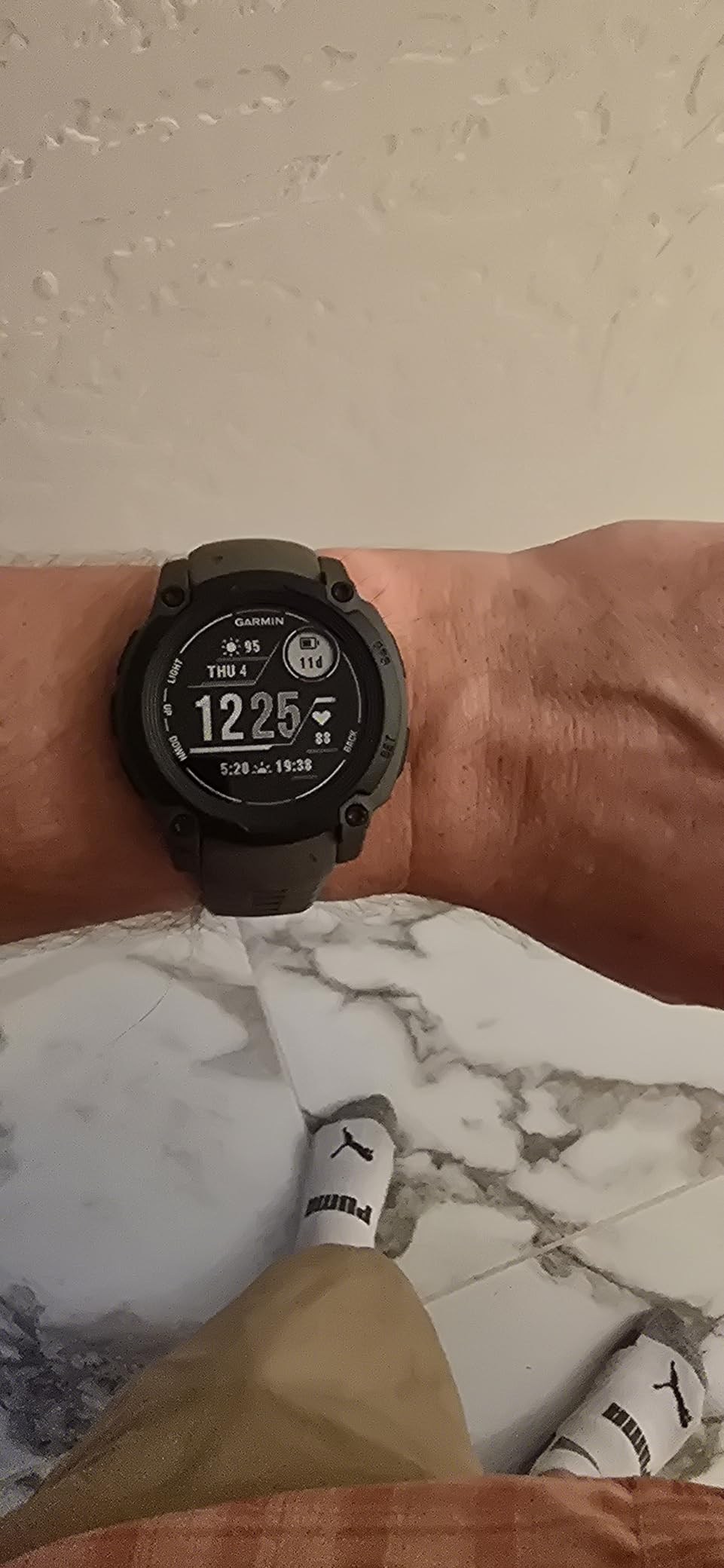Garmin Instinct E, Rugged GPS Smartwatch, 45mm, Charcoal customer photo 2