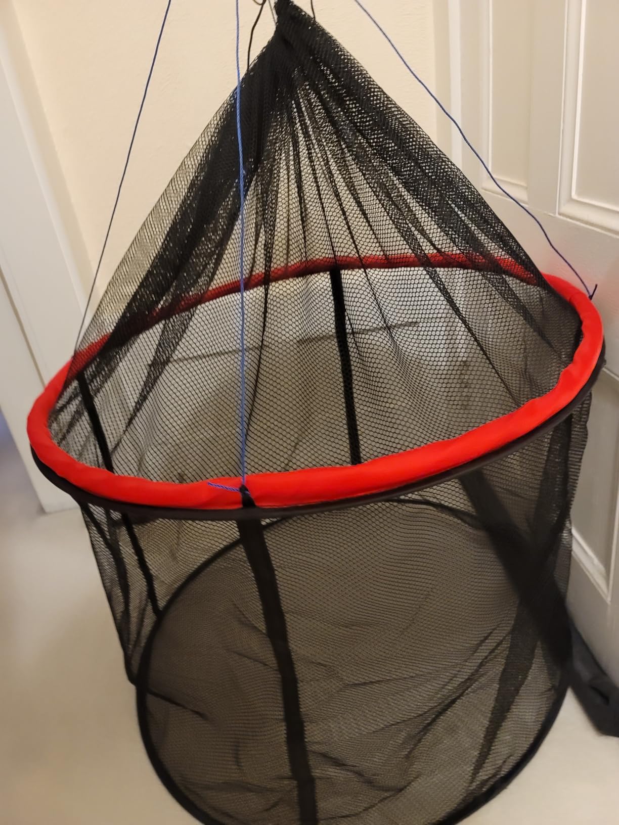 QualyQualy Floating Fish Basket 41/73 Gallons Extra Large for Live Caught, Fully Foldable Fishing Net Holder for Bait Live Well Collapsible Mesh Fishing Holder Cage customer photo 1