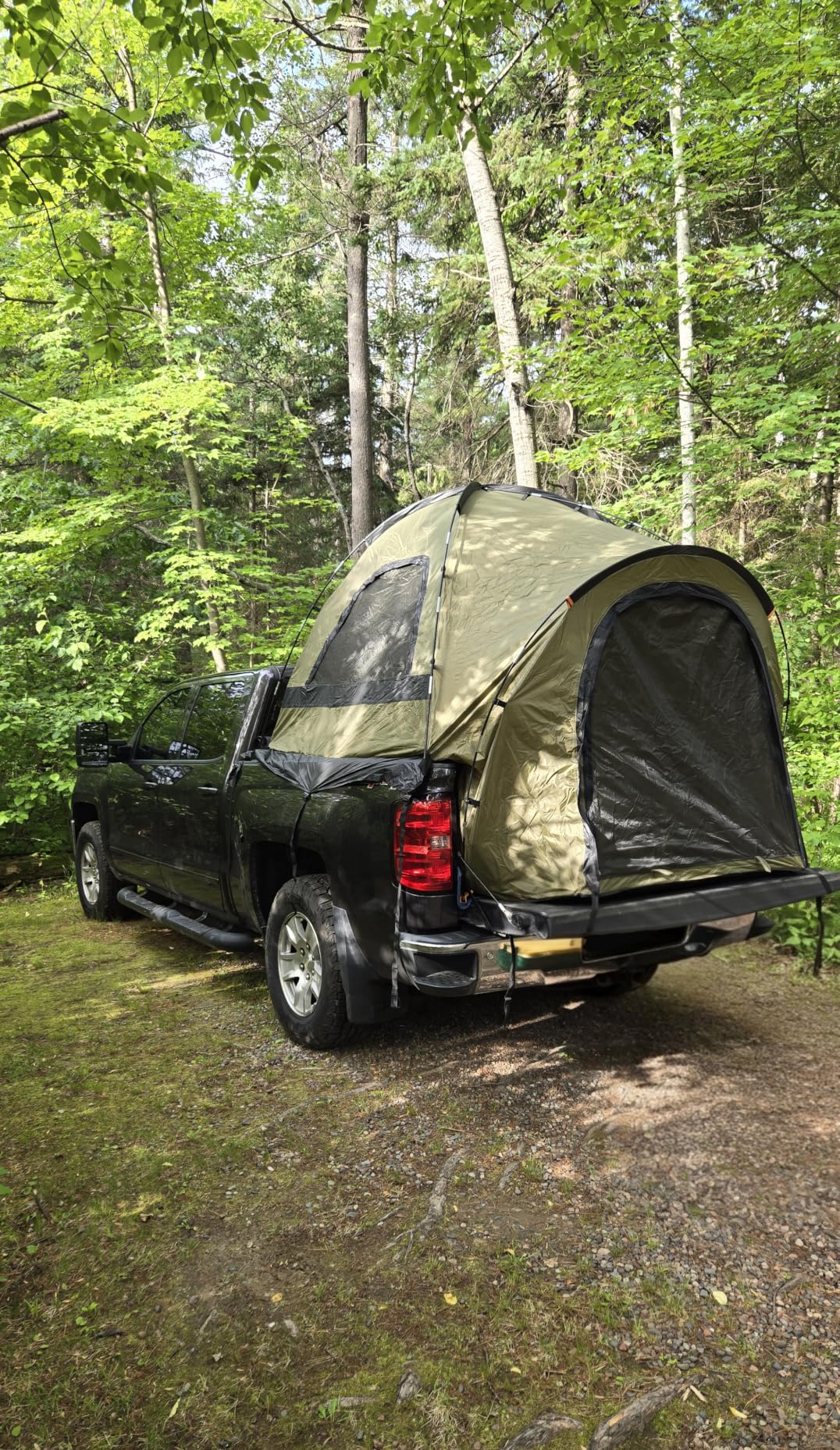 Truck Bed Tent, Waterproof PU3000mm Pickup Truck Tent for Camping 5.5-6.0 Ft Bed, 2-3 Person Sleeping Truck Tent, Portable for Car Camping customer photo 1