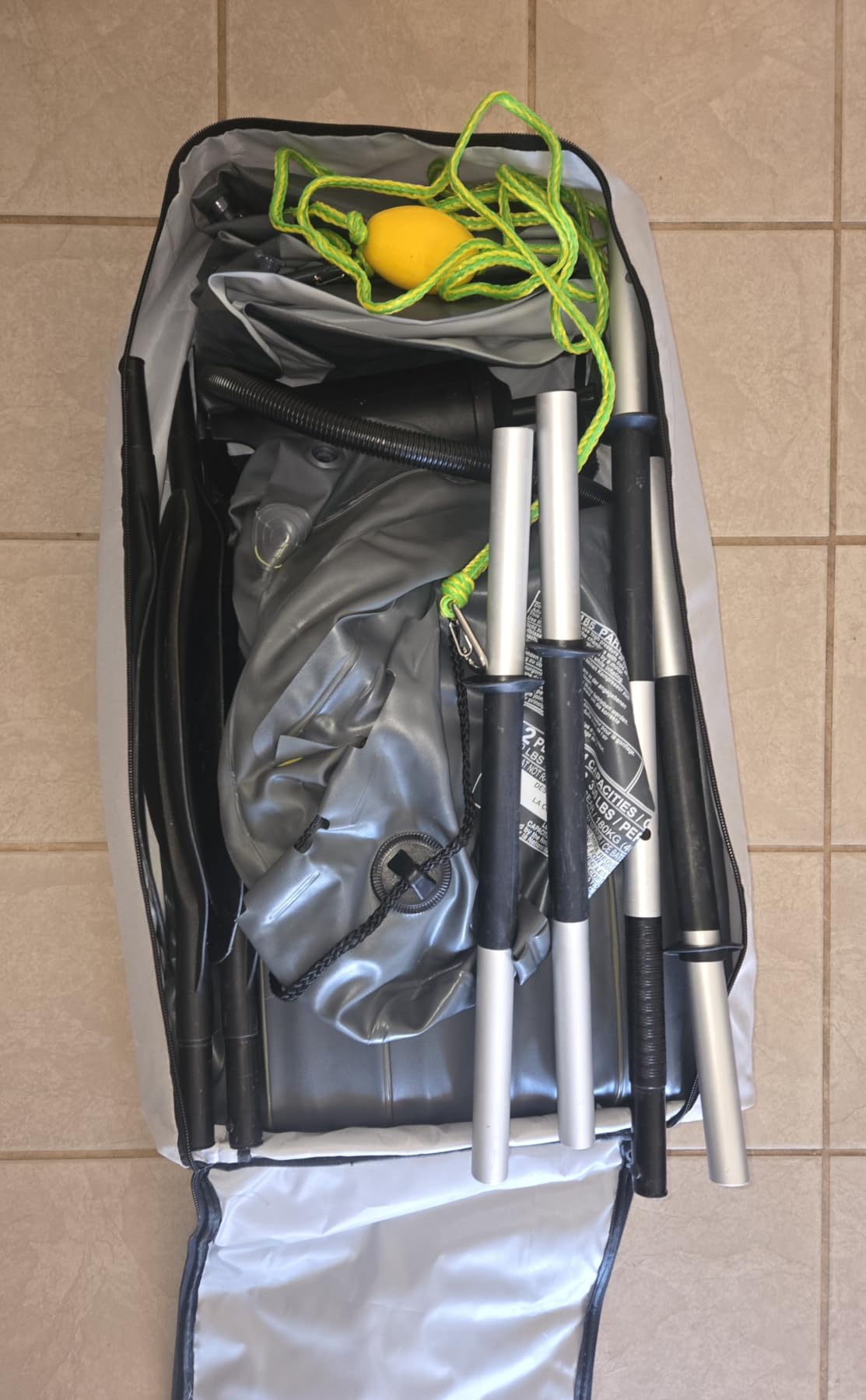 niphean Inflatable Paddle Board Backpack with Wider Shoulder Straps | 100L Extra-Large Capacity Stand UP Paddle Board Bag, Paddleboard Bag with Ergonomic Support for Comfortable Carrying customer photo 2
