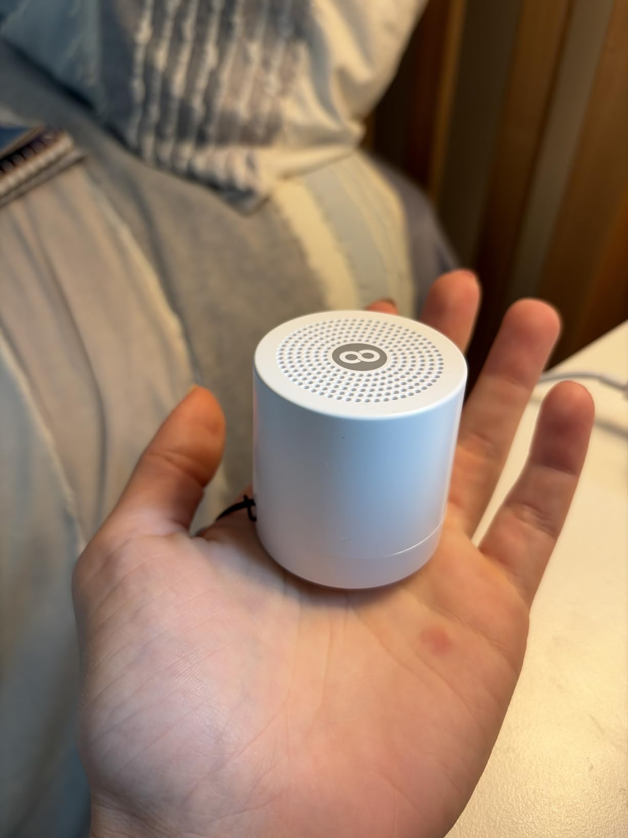 Sound Machine Mini White Noise Machine with 30 Soothing Sounds 4 Timers Memory Function for Newborn Baby Kids Adults Portable Rechargeable Sleep Brown Noise Machine for Travel Camping Home Office customer photo 1