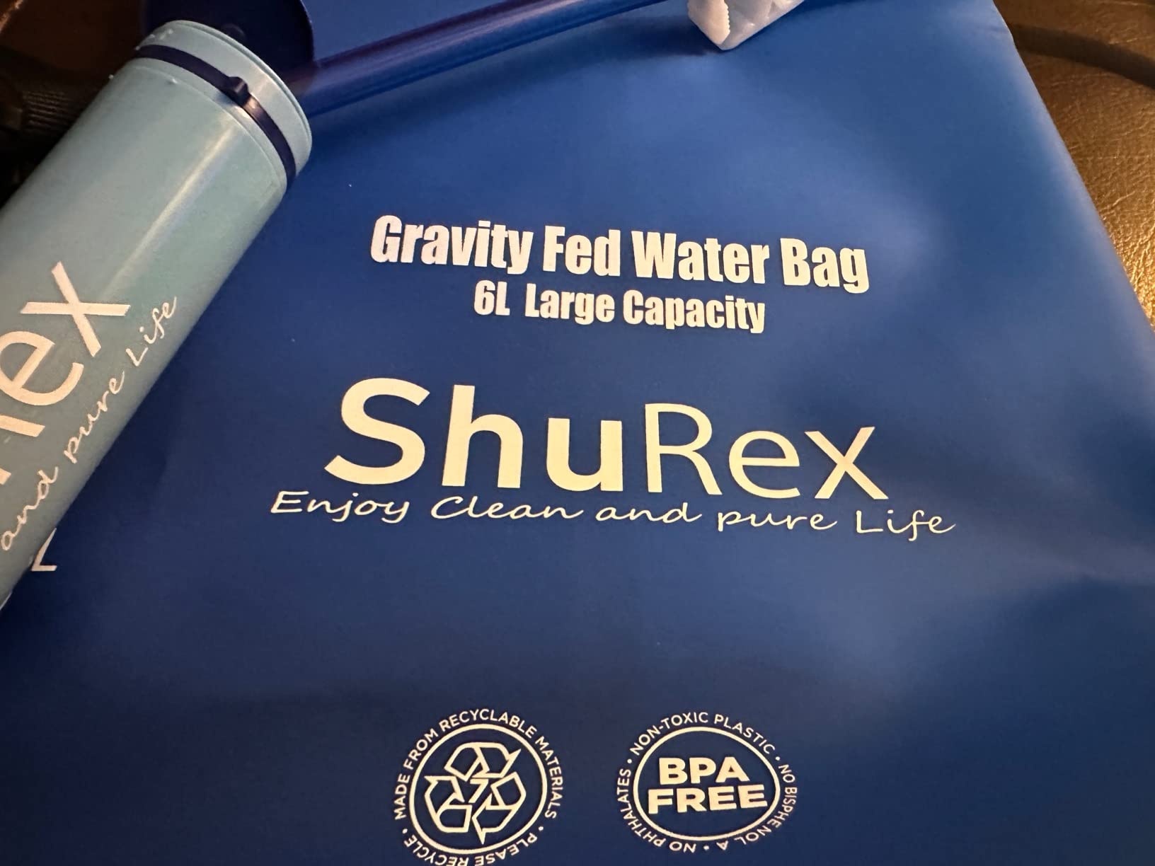 3L Gravity Fed Water Filtration System with Adjustable Tree Strap | Gravity Bag with Filter Straw, Water Purifier Survival for Travel, Backpacking, and Emergency Preparedness, Leak Proof customer photo 2