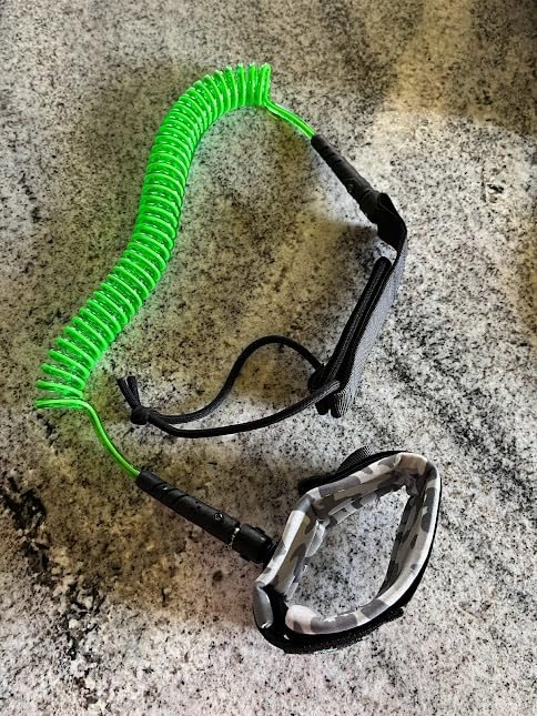 Paddle Board Leash - 10ft, Coiled Ankle Strap for SUP & Surfboard, Gradient Fitness Heavy Duty, Comfortable Foam Cuff, Tangle-Free, Universal Leg Tether for Standup Paddleboards and Kayaks customer photo 2